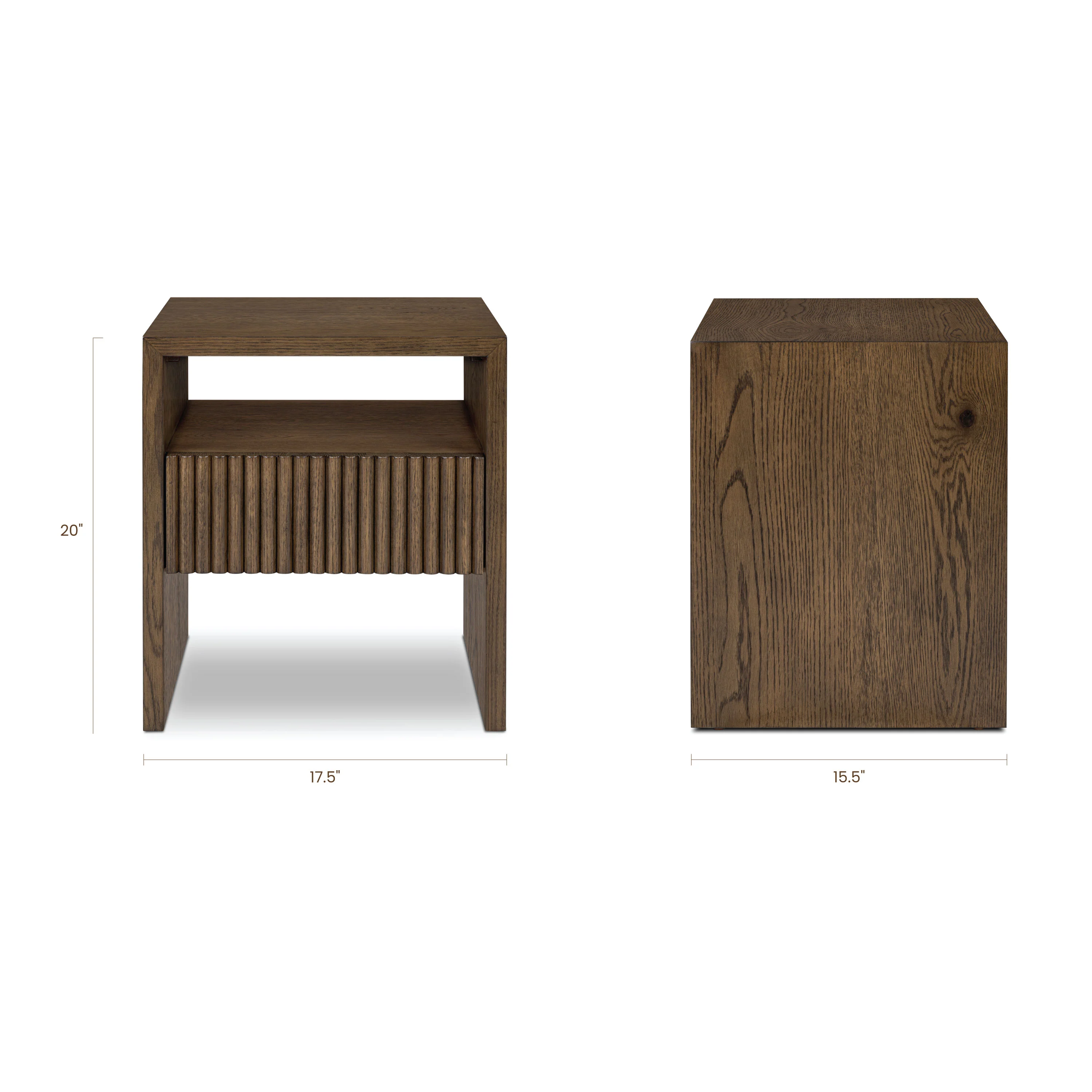Leeds Nightstand | Tundra Brown - Image 18