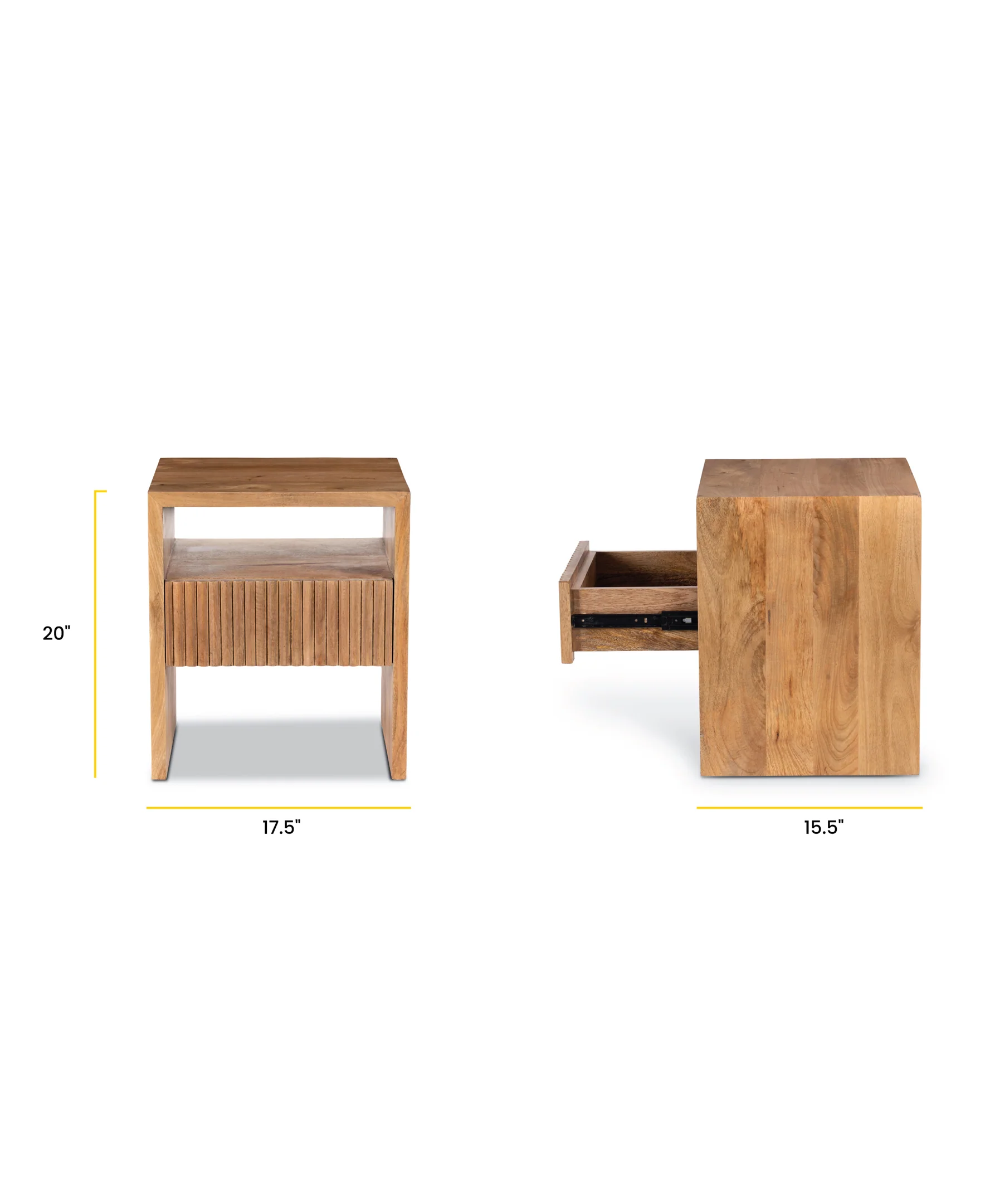 Leeds Nightstand | Manuka - Image 10
