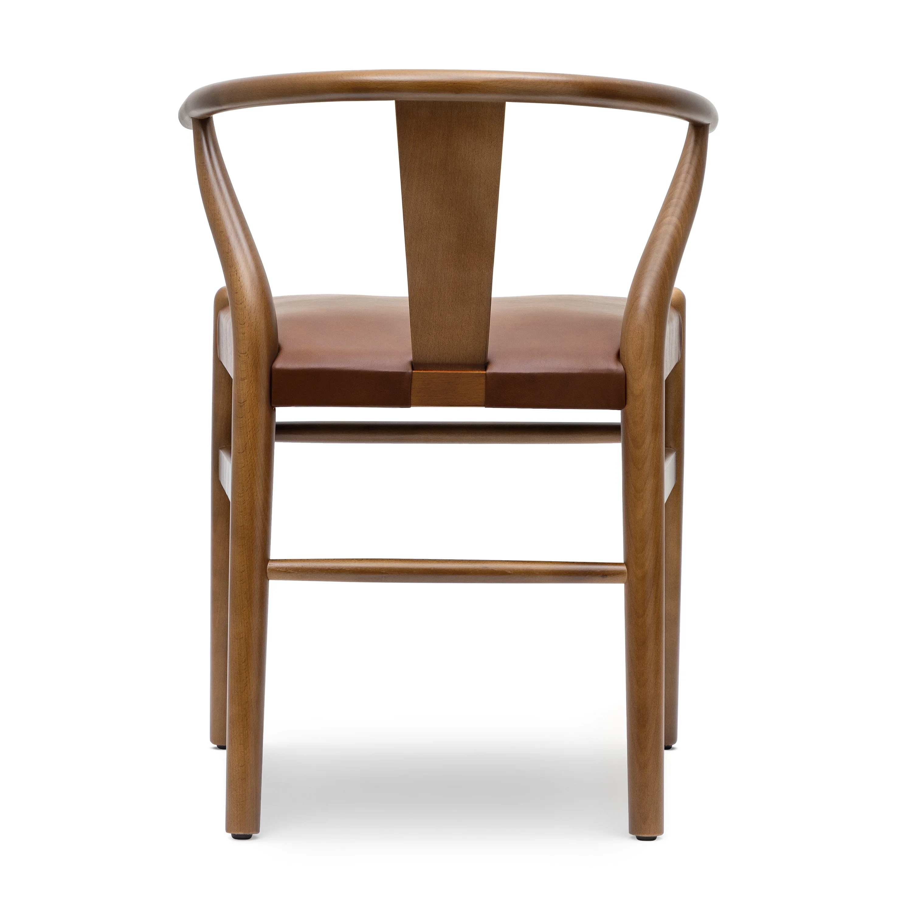 Lev Vegan Leather Dining Chair | Walnut | Set of 2 - Image 11