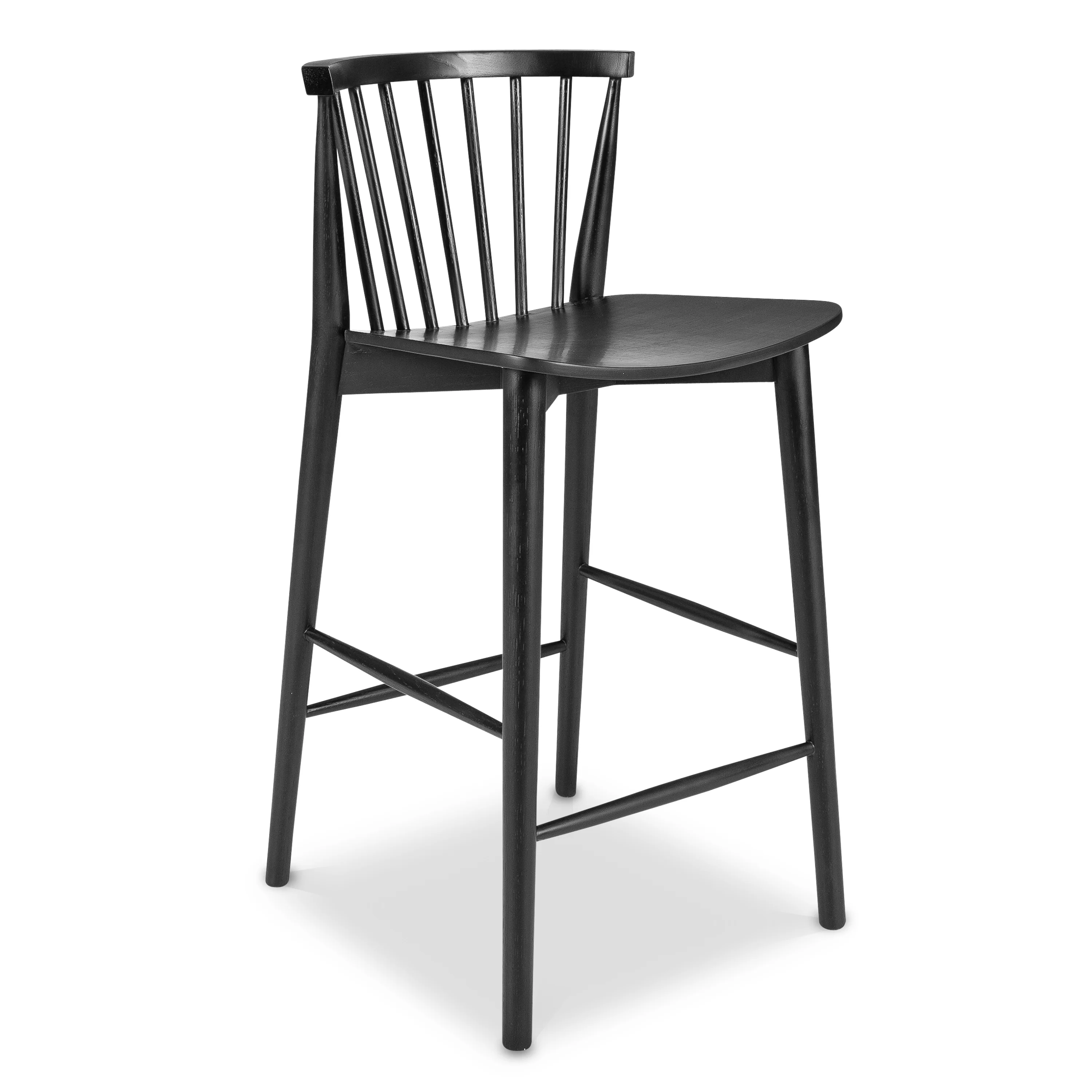 Ligna Counter Stool | Black - Image 4