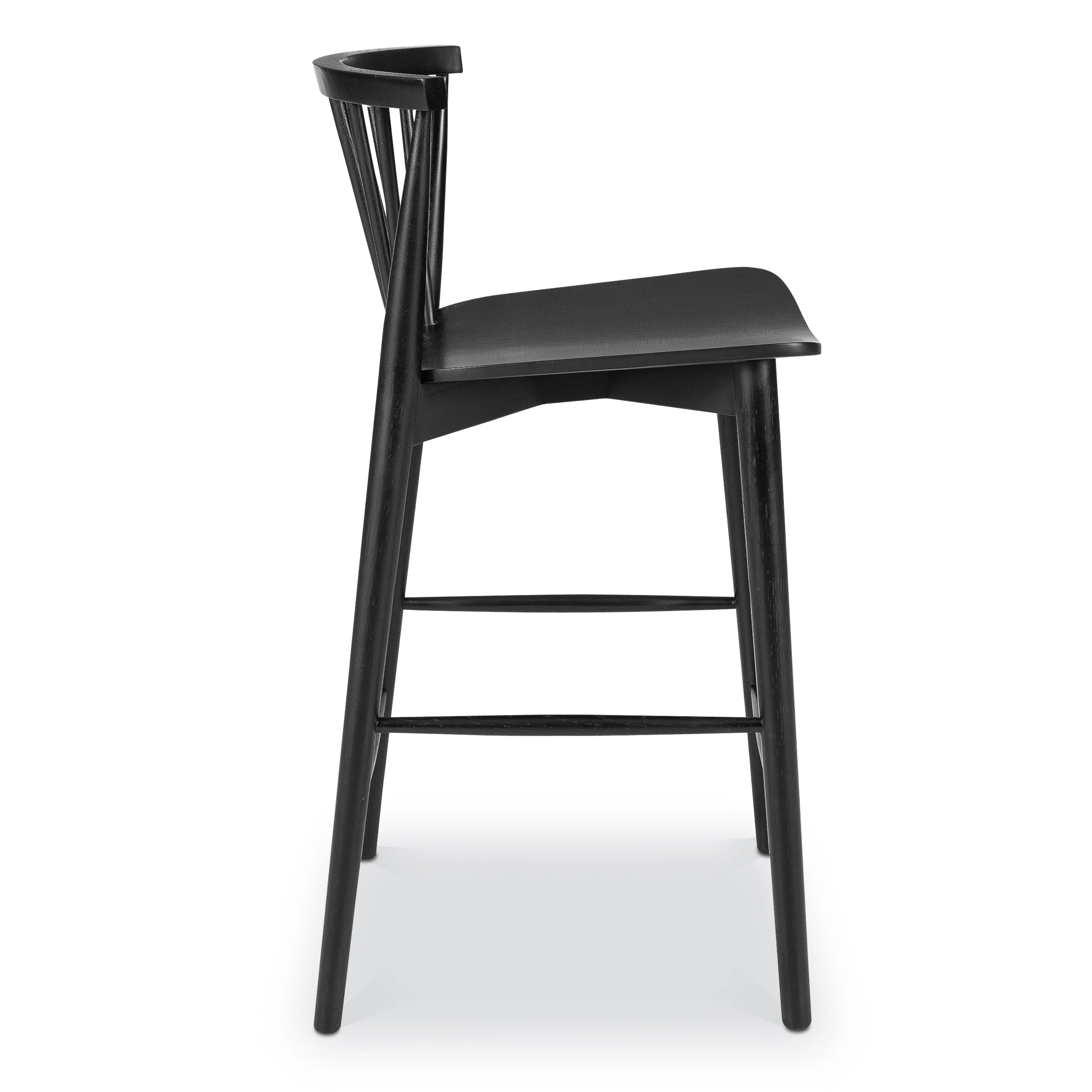 Ligna Counter Stool | Black - Image 5