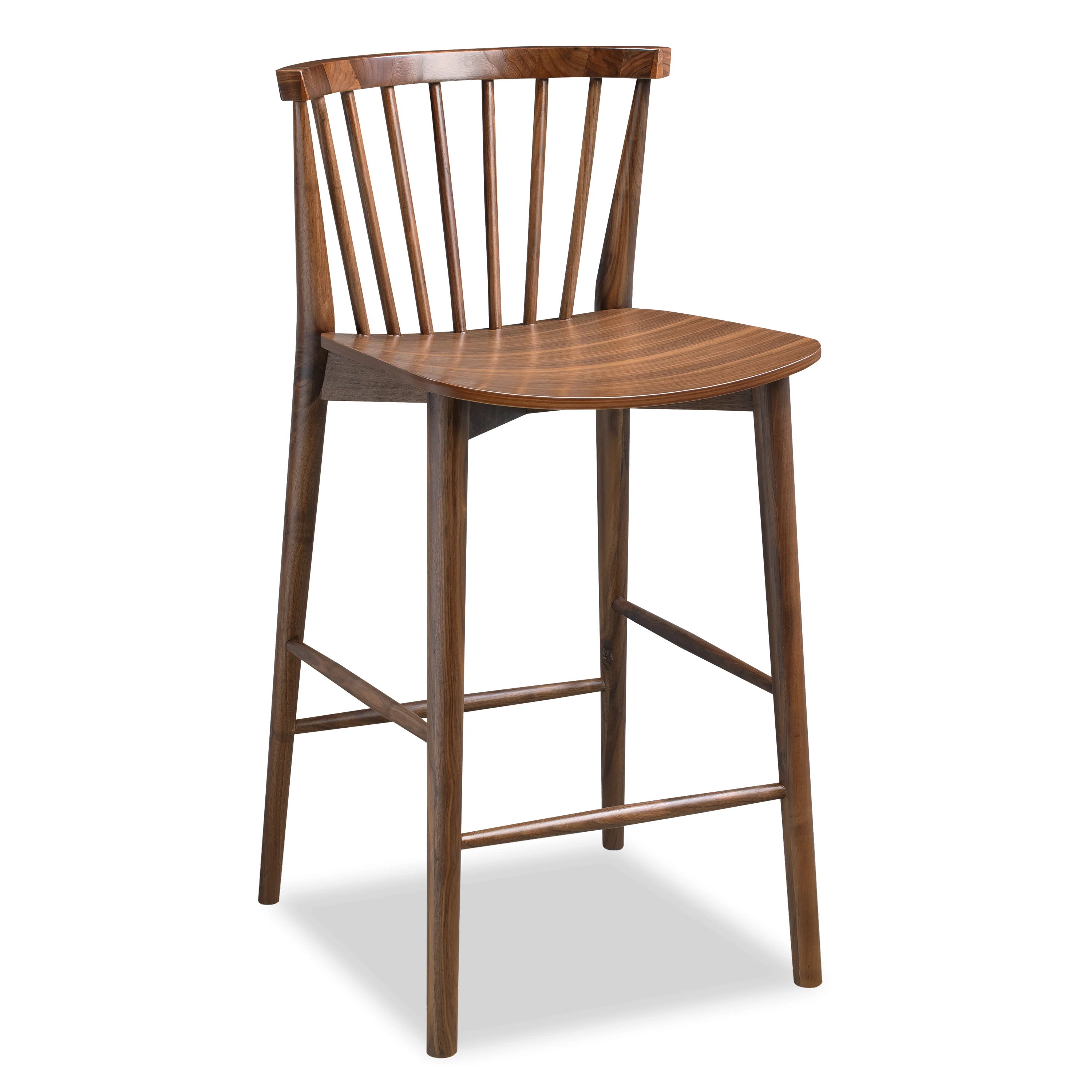 Ligna Counter Stool | Walnut - Image 4
