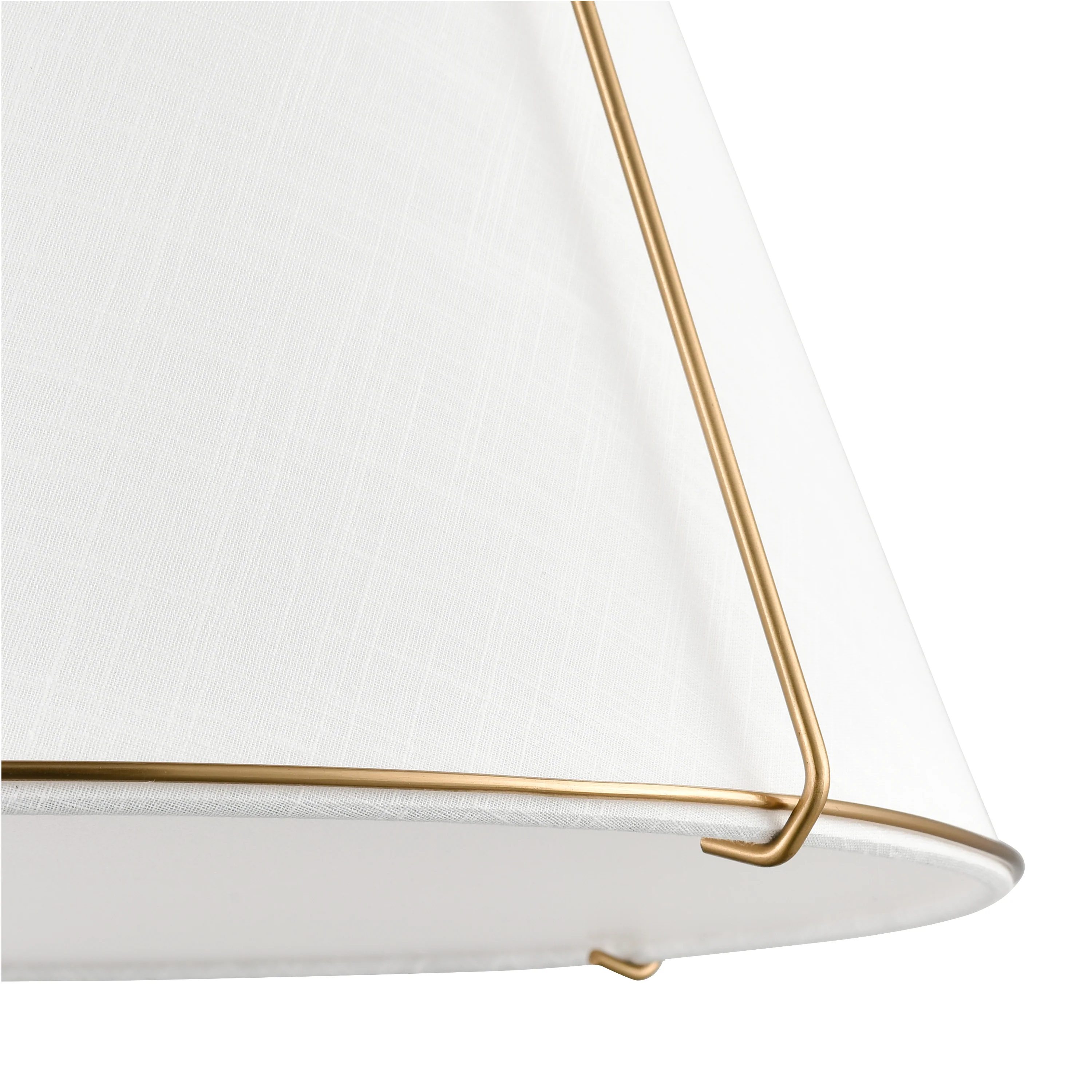 Lise 15" Chandelier | Antique Brass/White - Image 14