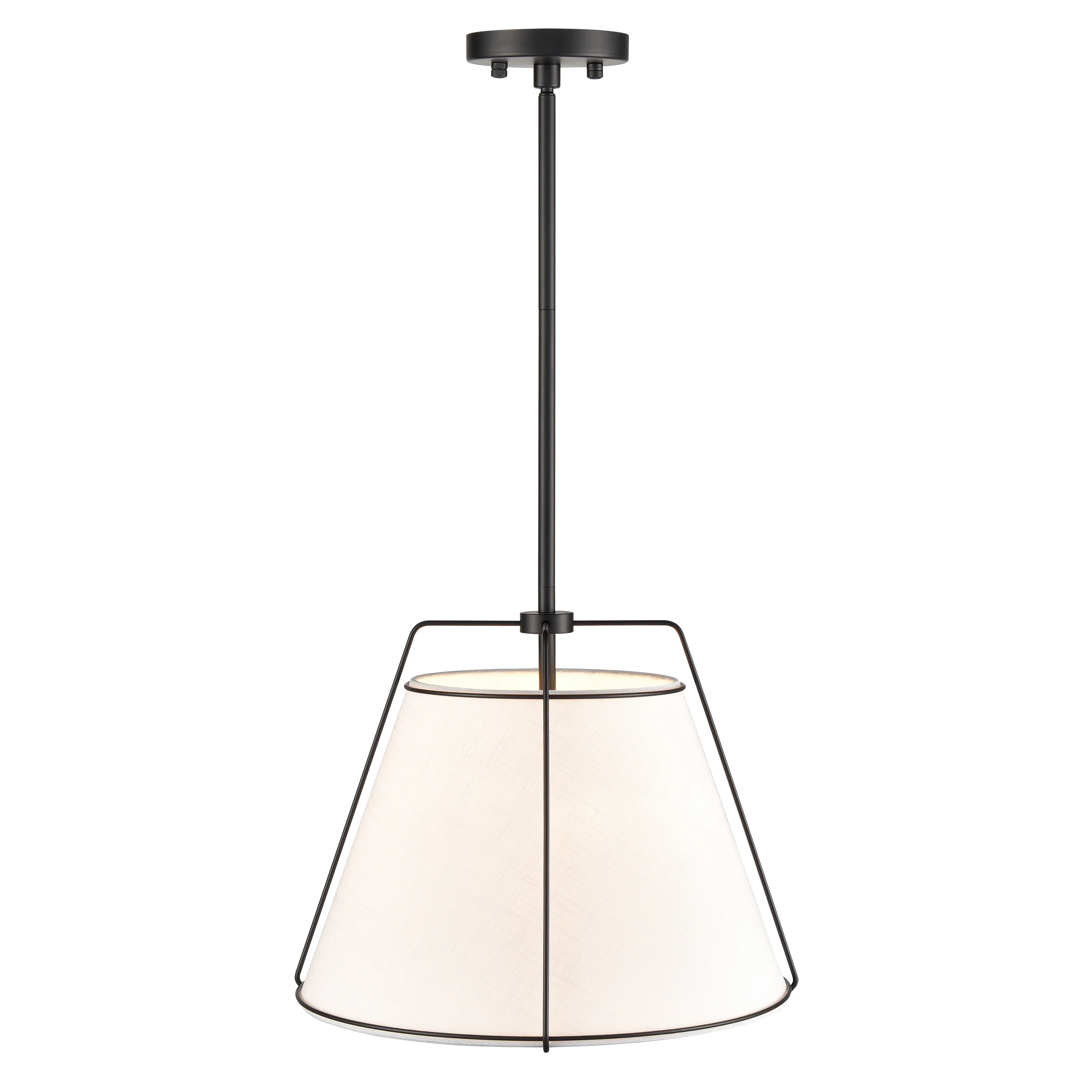 Lise 15" Chandelier | Black/White - Image 12