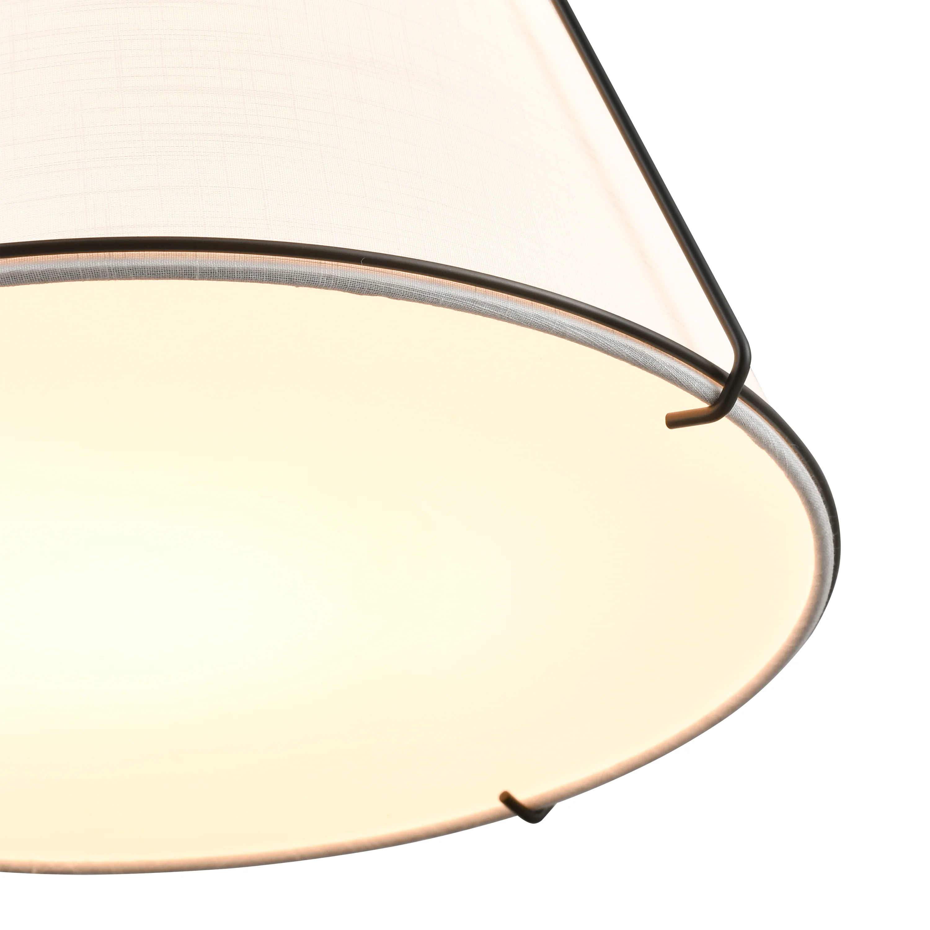 Lise 15" Chandelier | Black/White - Image 13