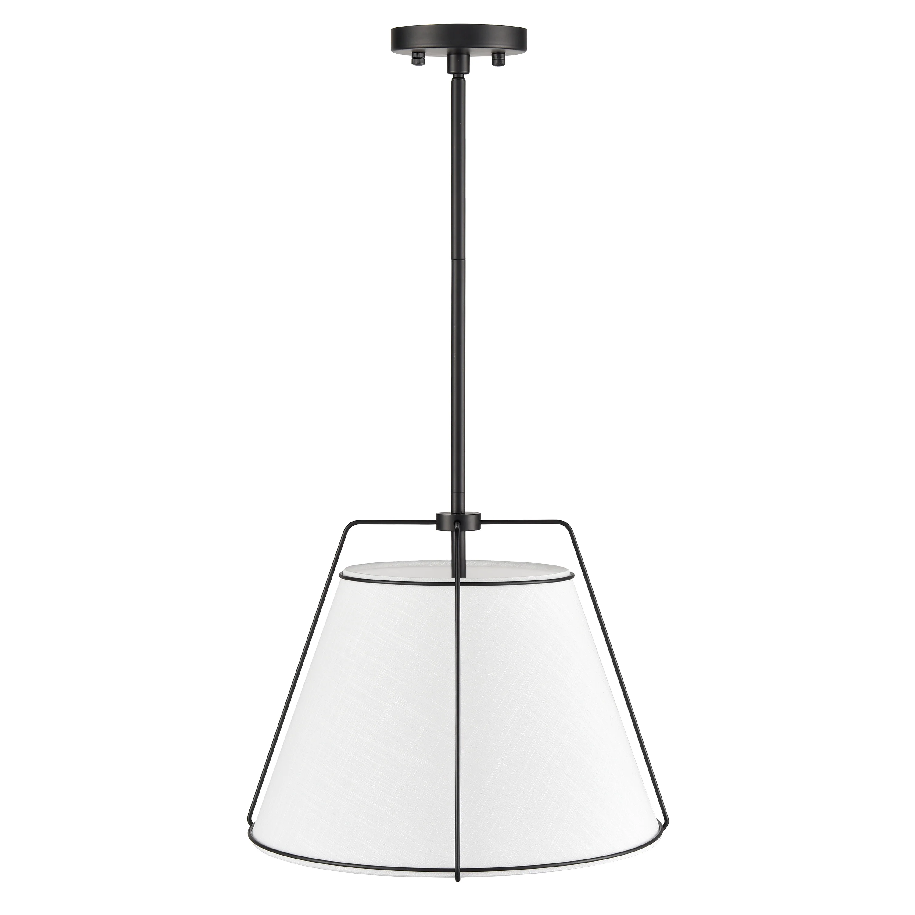 Lise 15" Chandelier | Black/White - Image 7