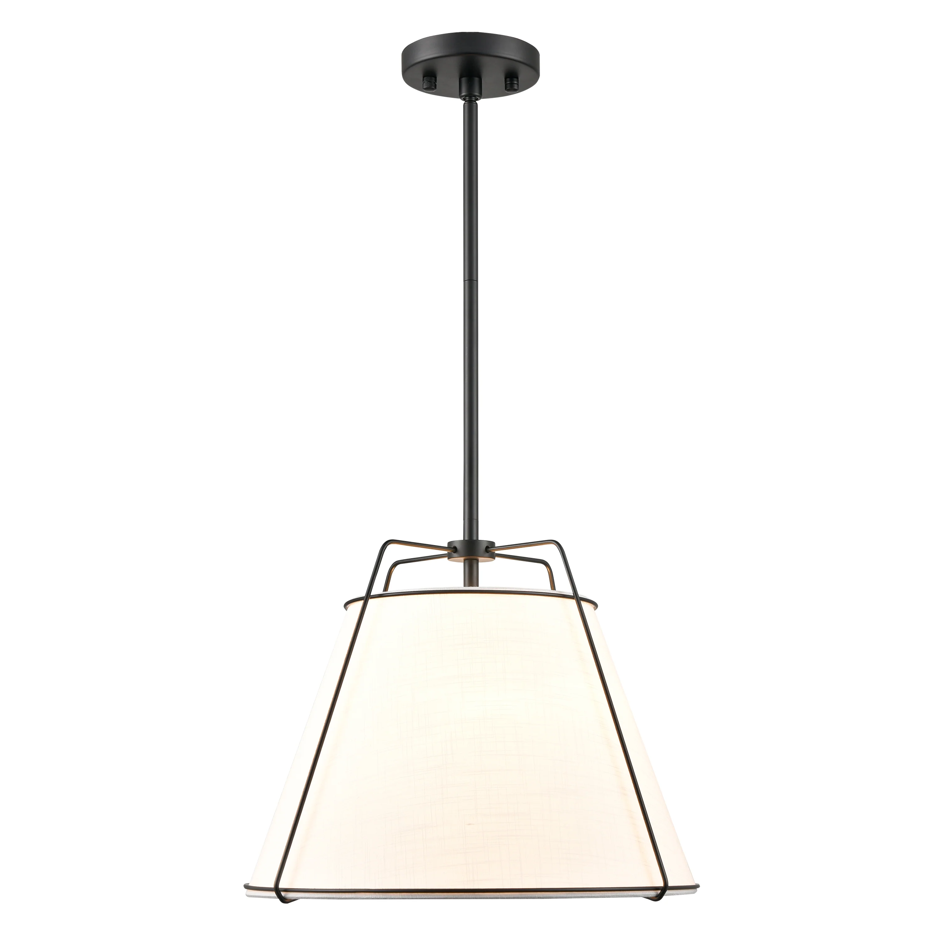 Lise 15" Chandelier | Black/White - Image 8