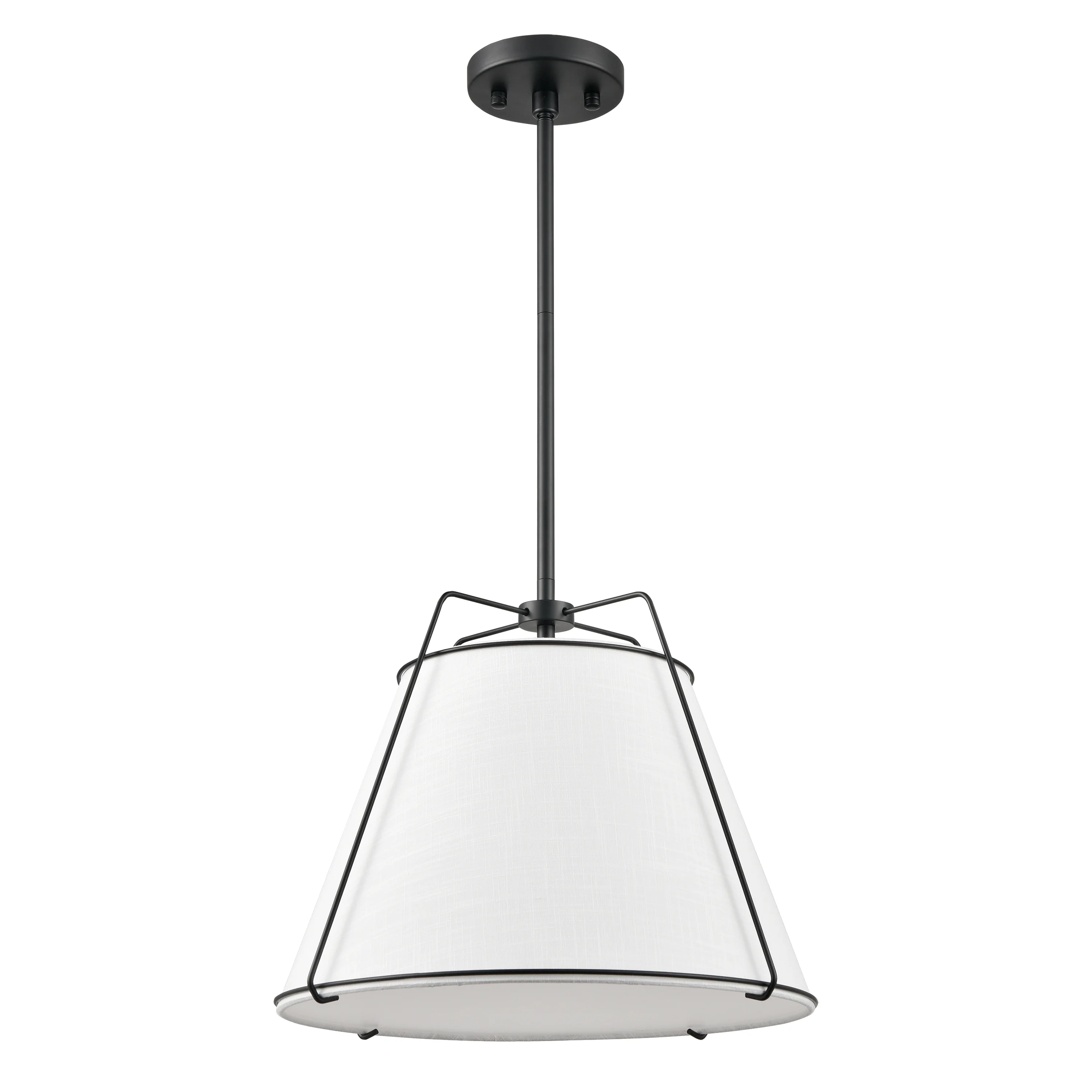 Lise 15" Chandelier | Black/White - Image 9