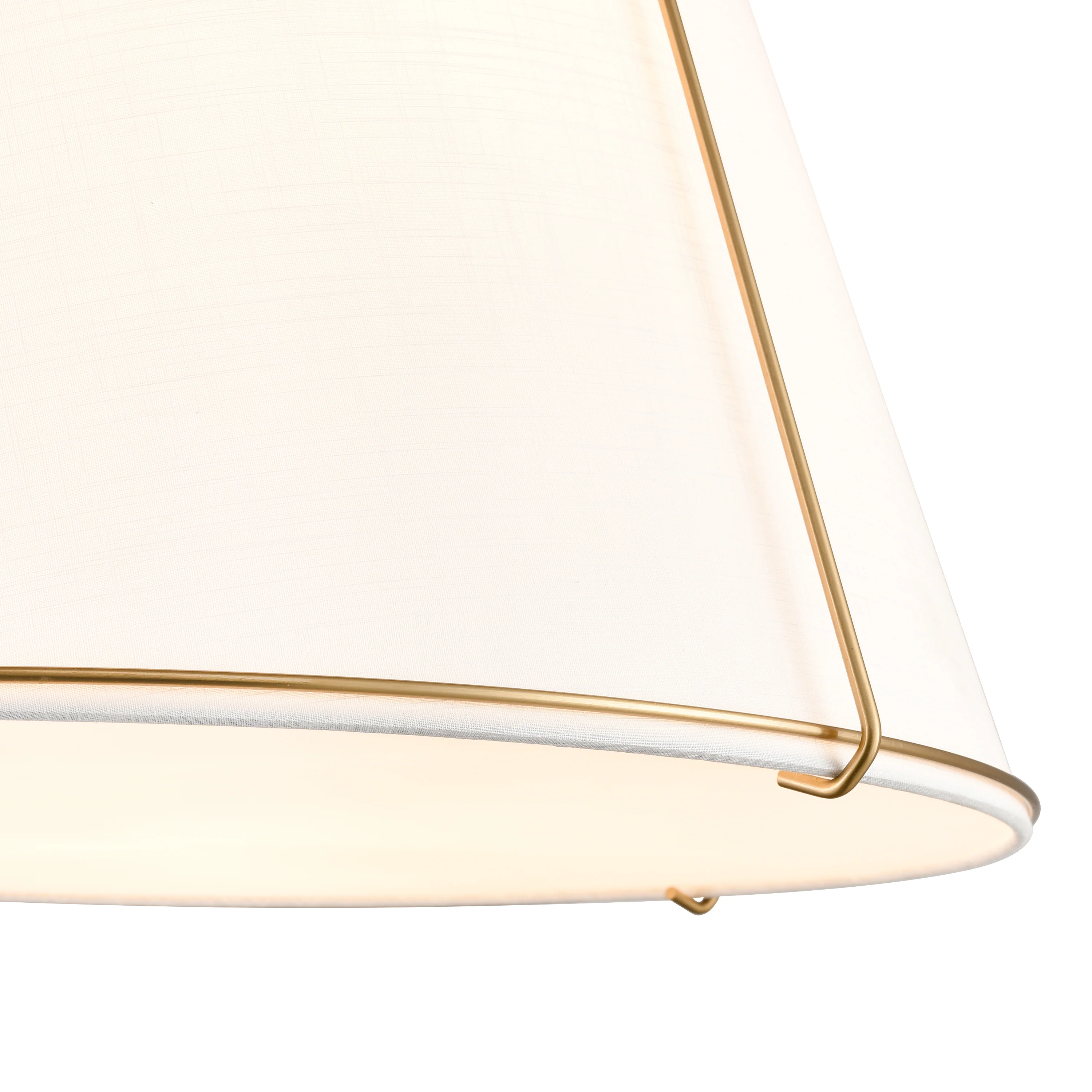 Lise 22" Chandelier | Antique Brass/White - Image 13