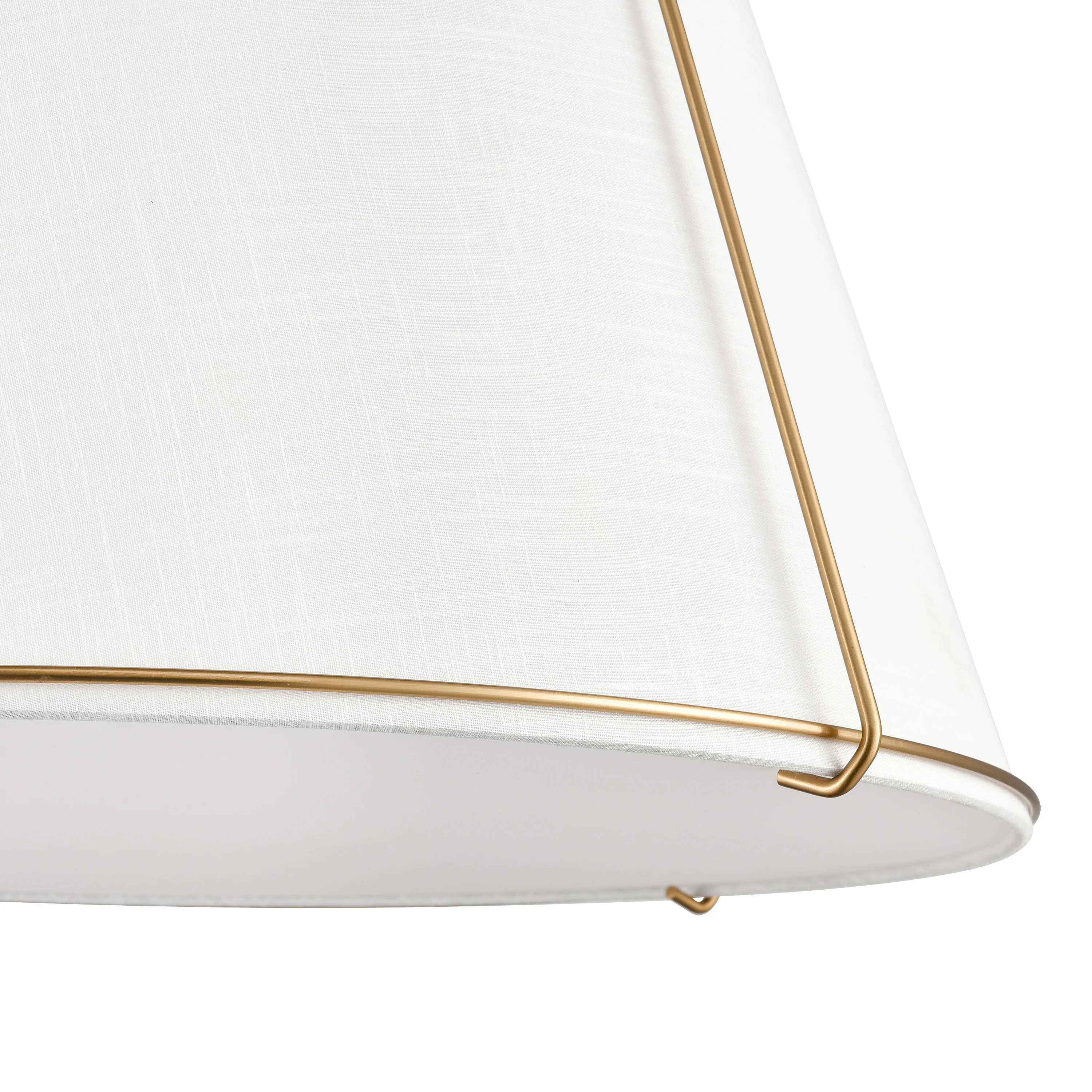 Lise 22" Chandelier | Antique Brass/White - Image 14