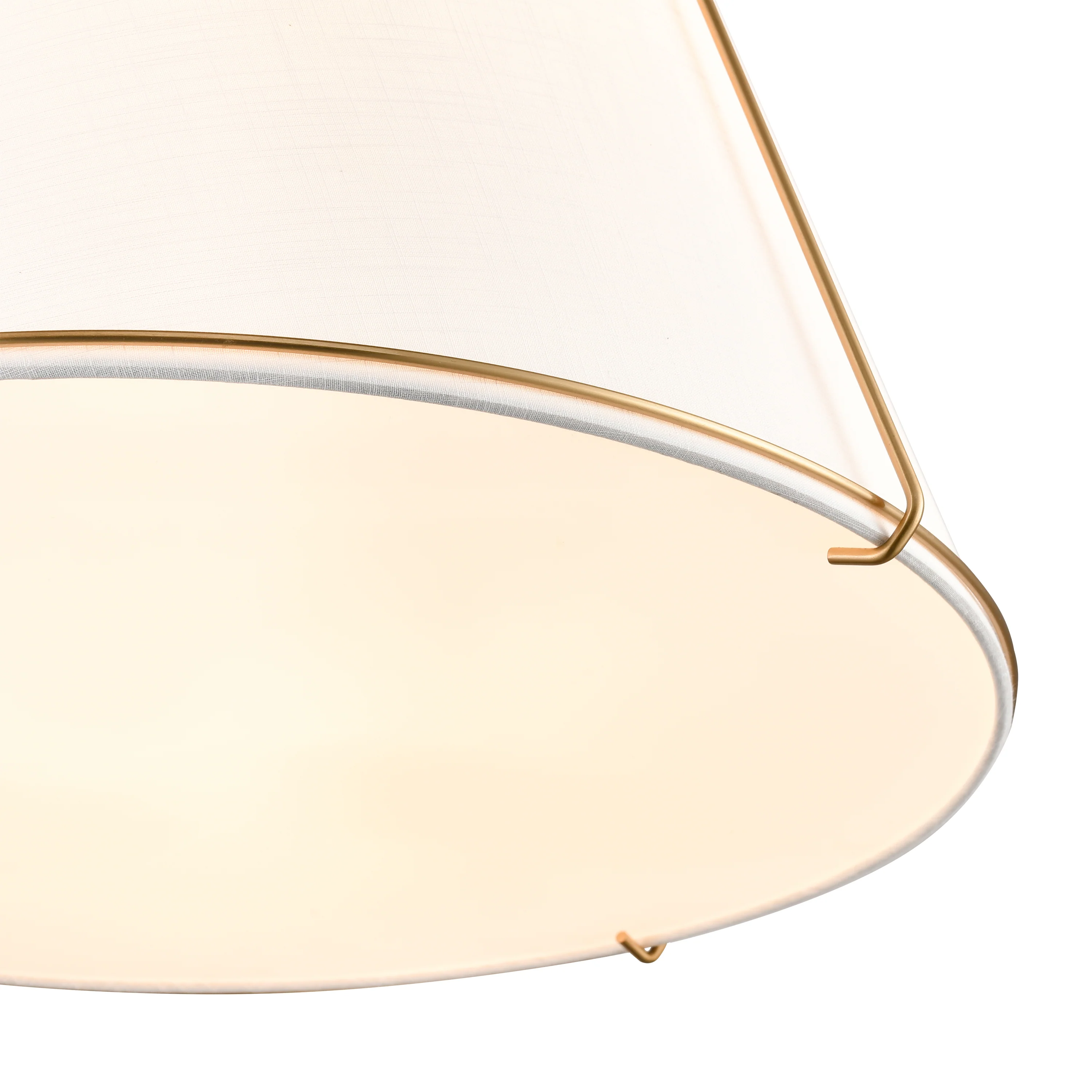 Lise 22" Chandelier | Antique Brass/White - Image 15