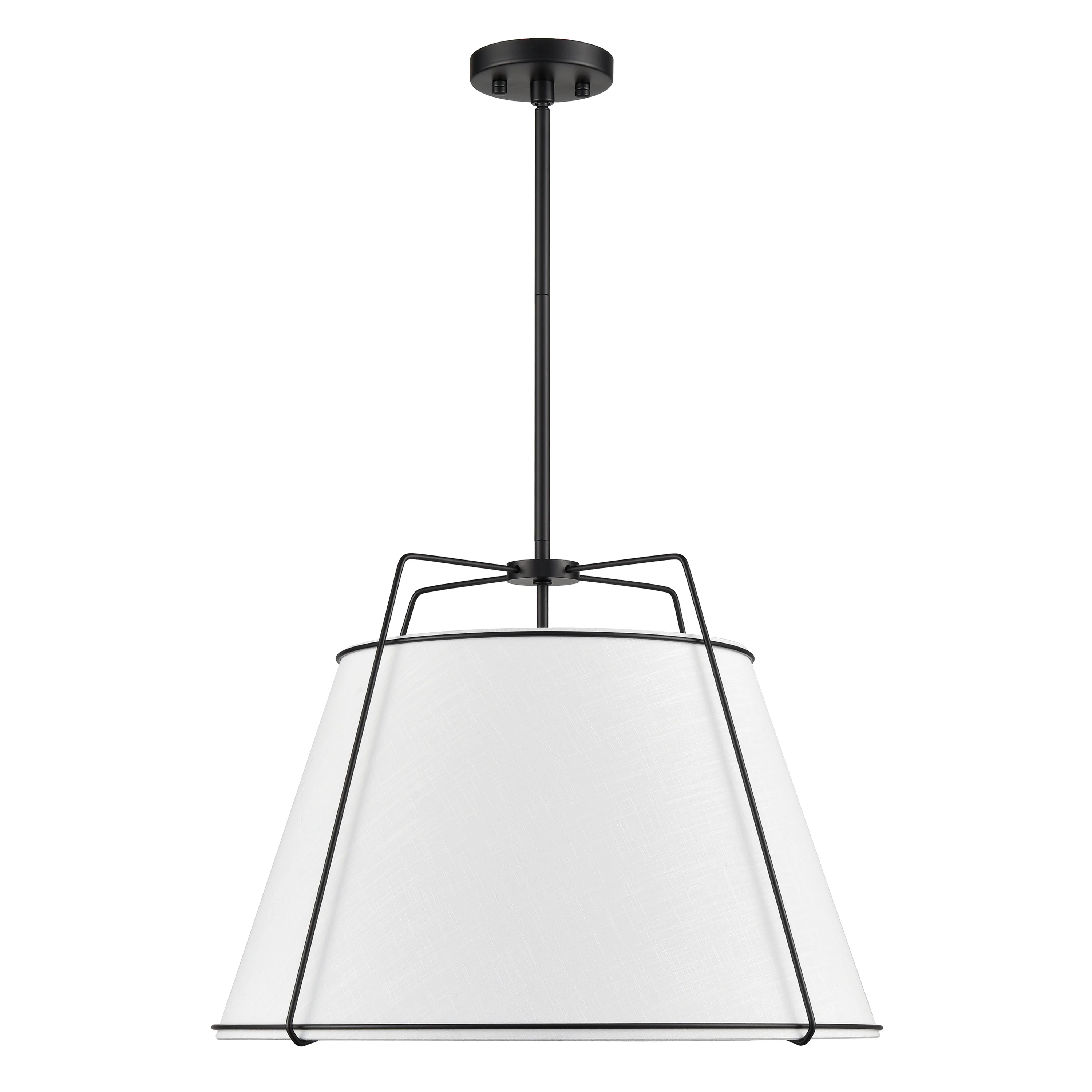 Lise 22" Chandelier | Black/White - Image 9