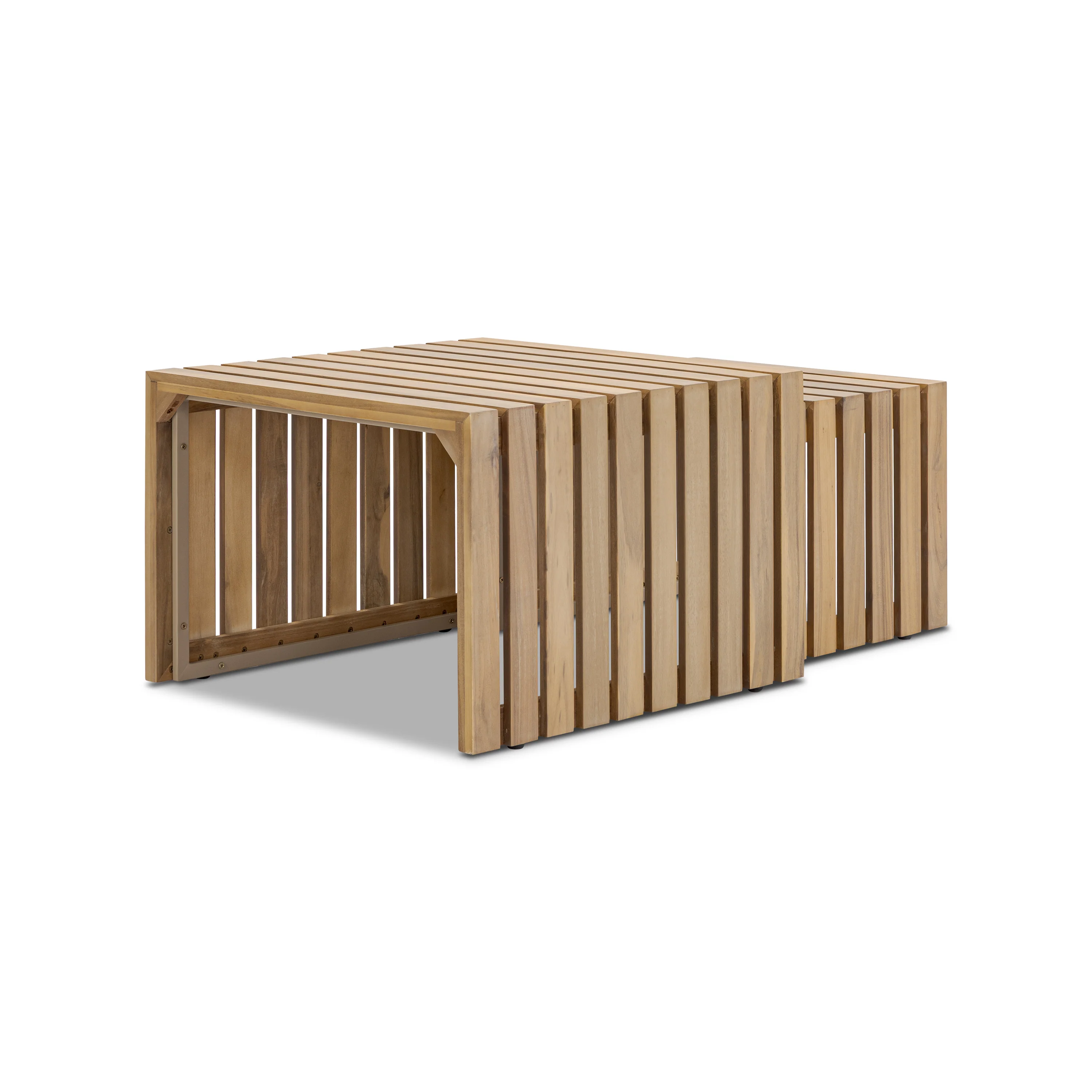 Lobos Outdoor Corner Sectional with Coffee Table | Medium Grey - Image 15