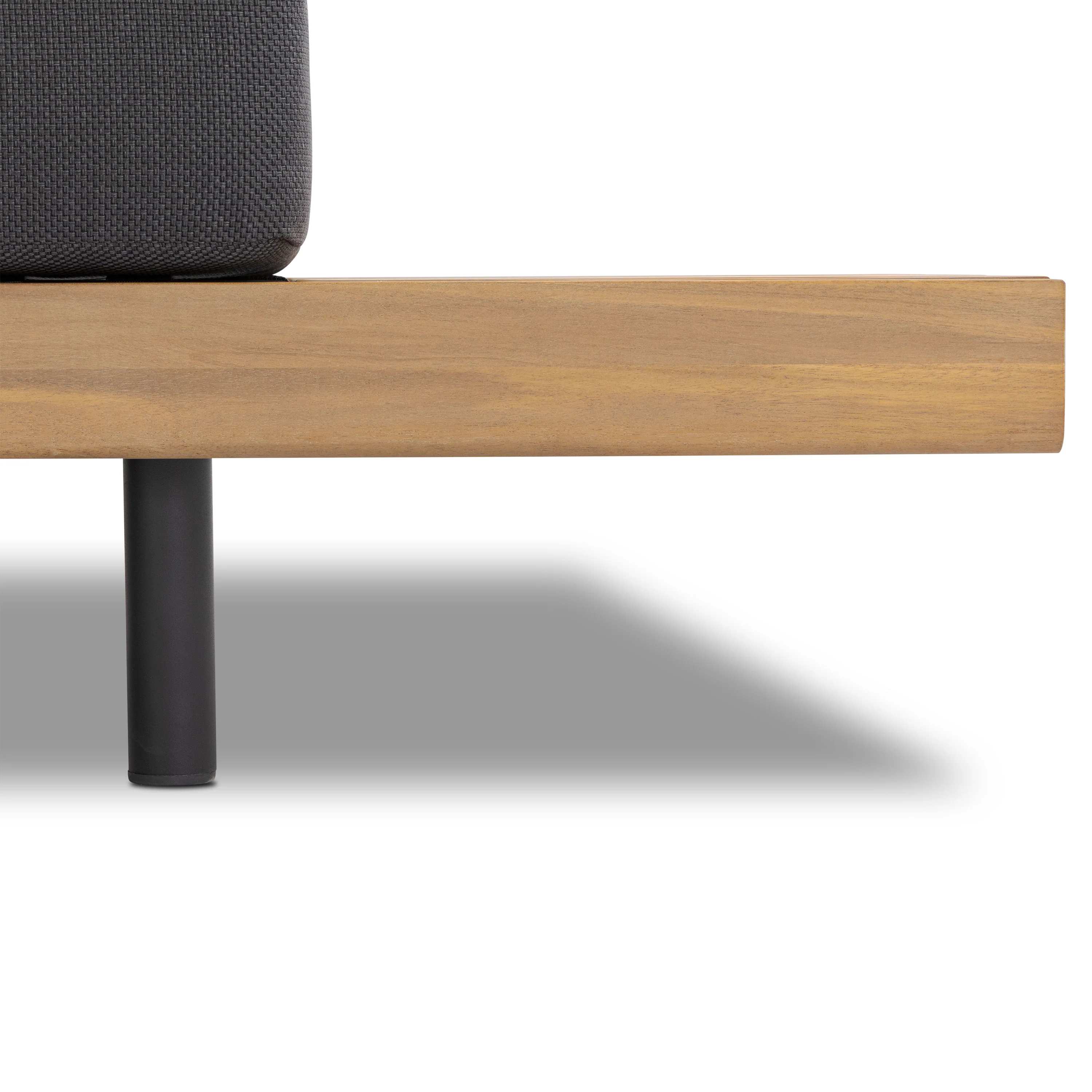 Lobos Outdoor Corner Sectional with Coffee Table | Medium Grey - Image 9