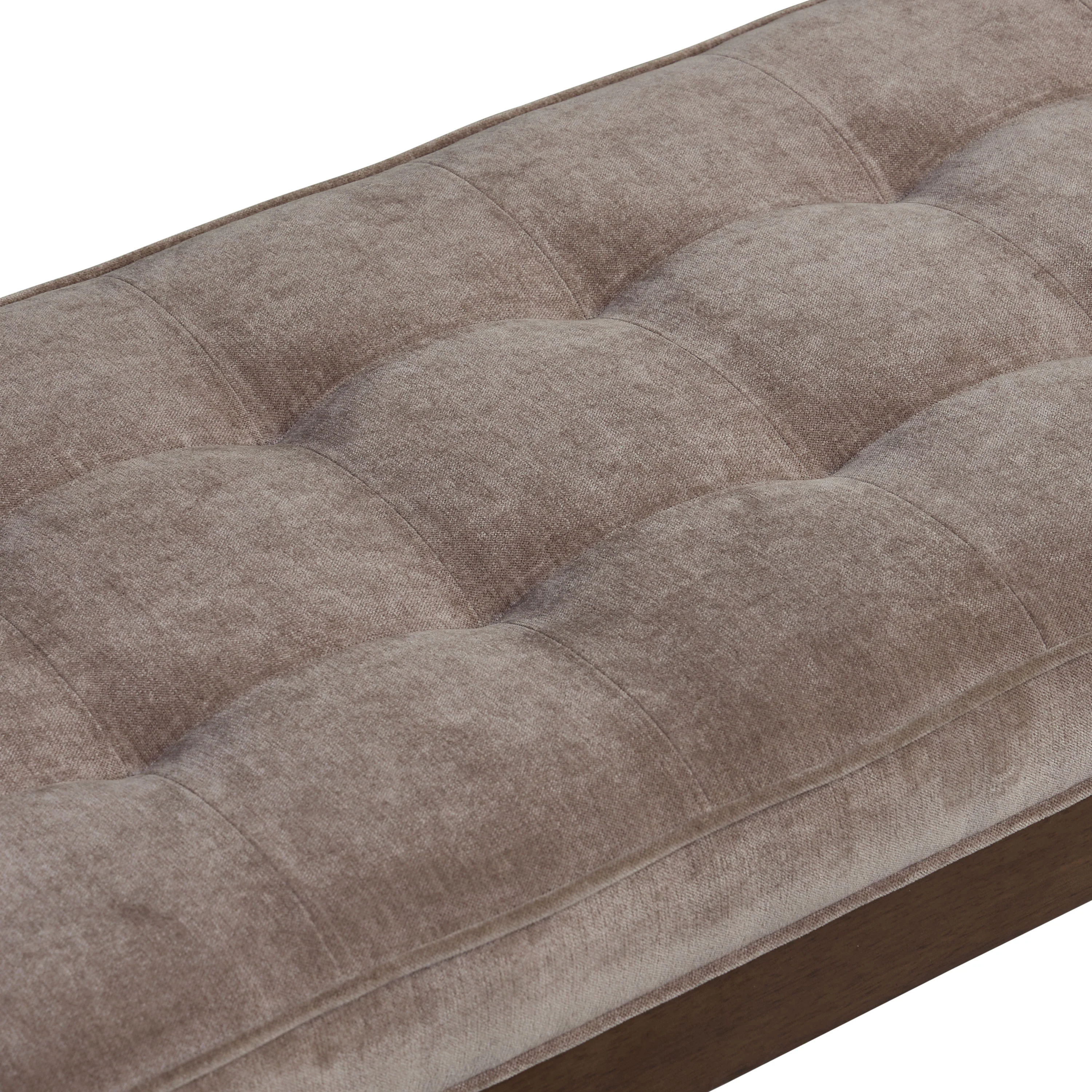 Luca Fabric Bench | Willow Brown - Image 8