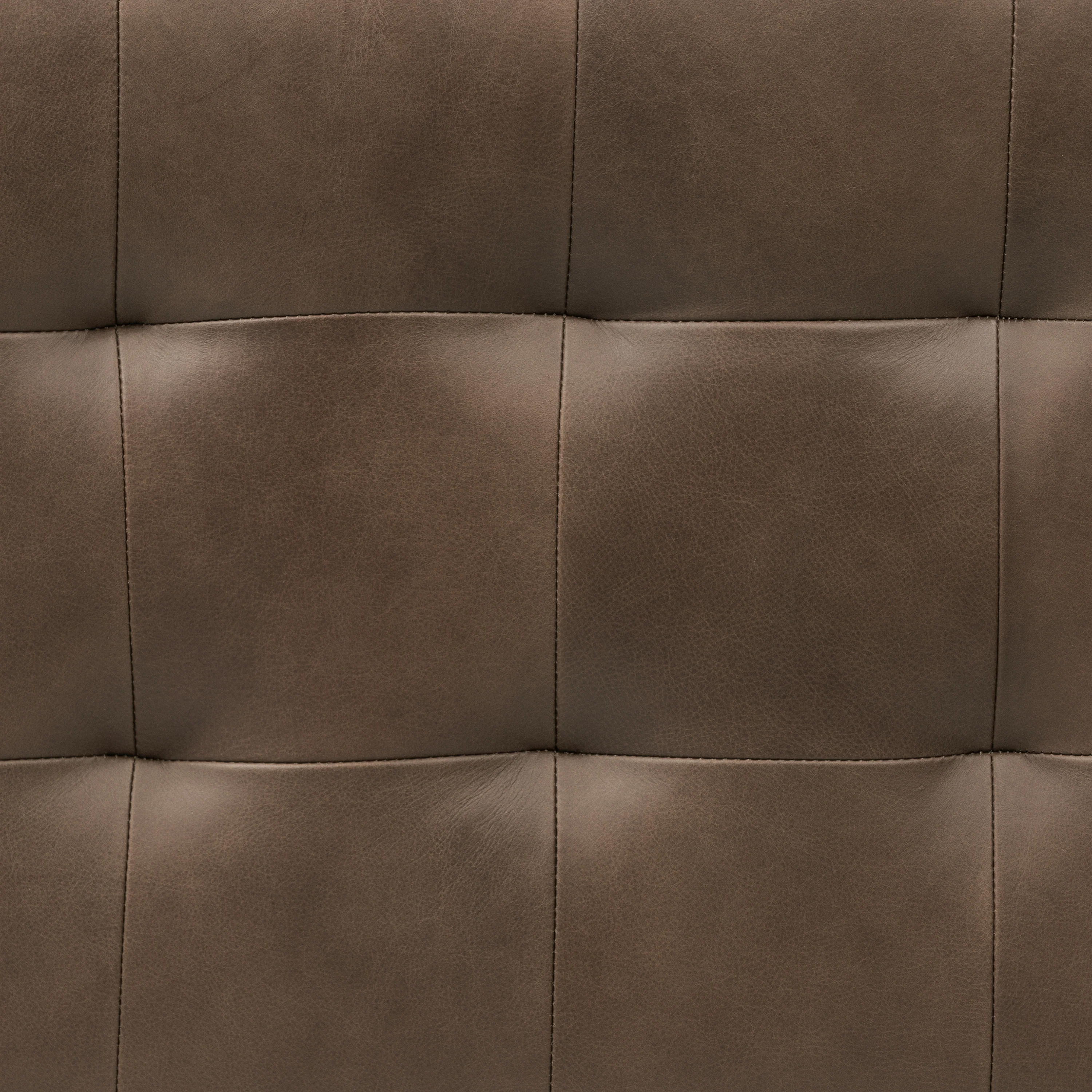 Luca Leather Bench | Cocoa Brown - Image 13