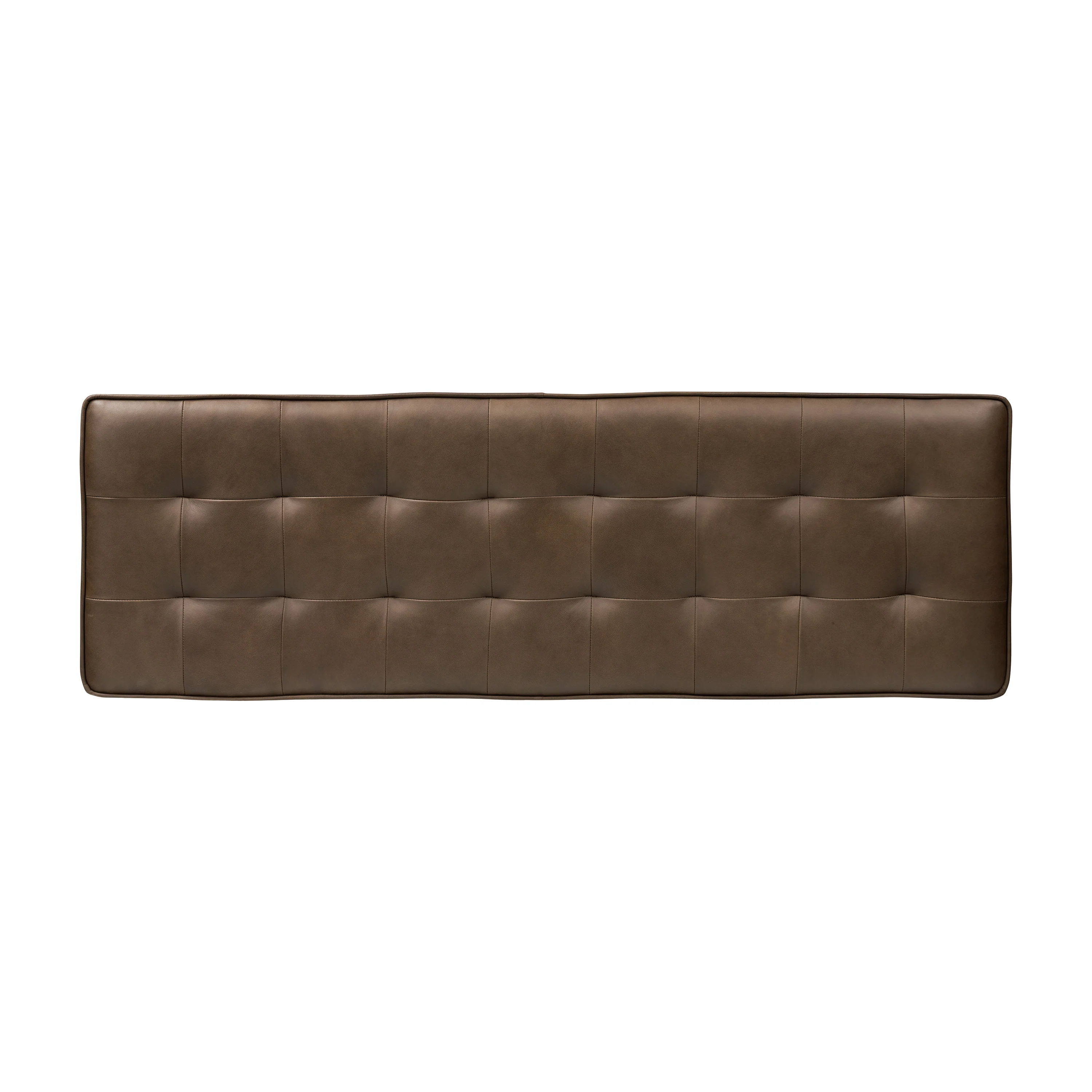 Luca Leather Bench | Cocoa Brown - Image 6