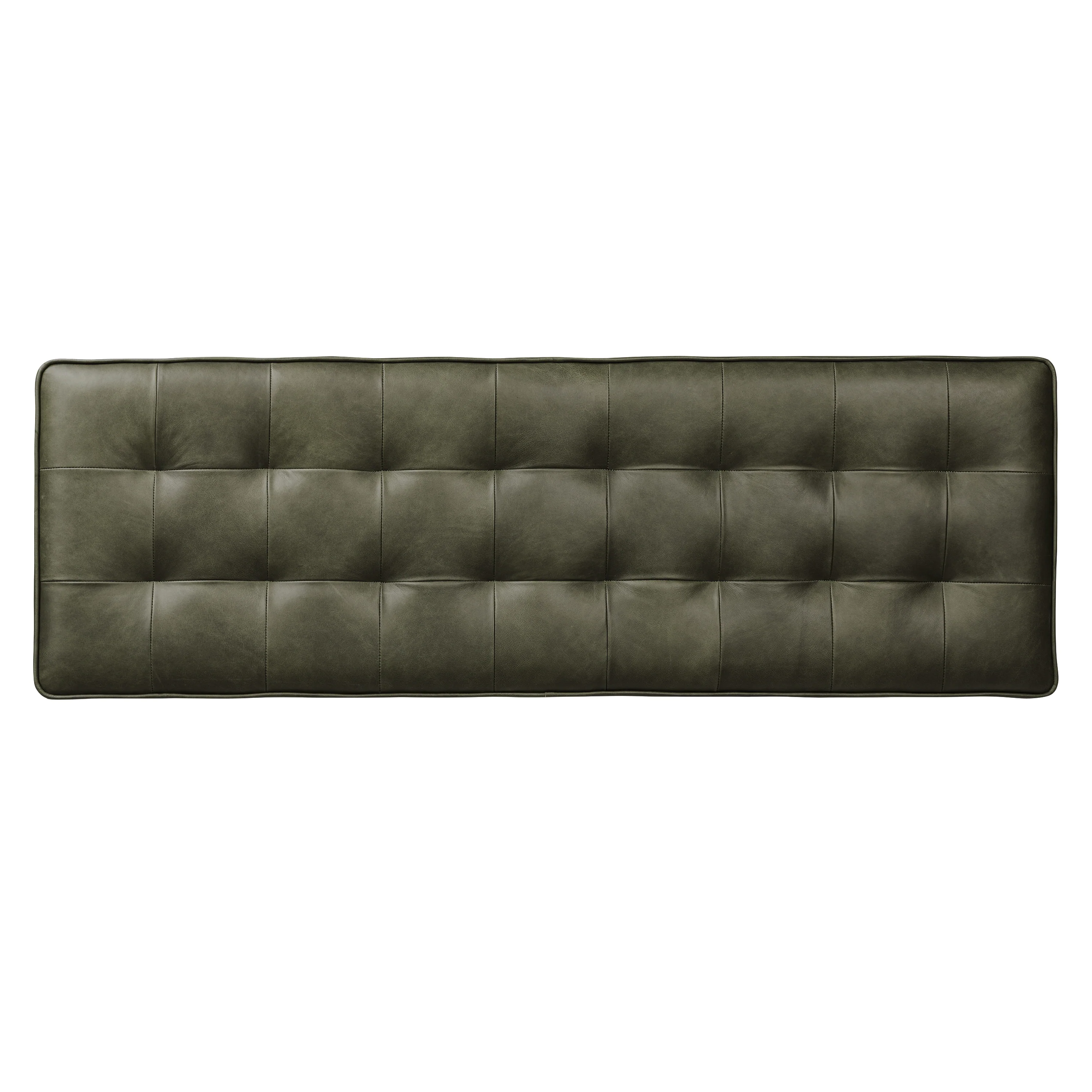 Luca Leather Bench | Olivine Green - Image 8