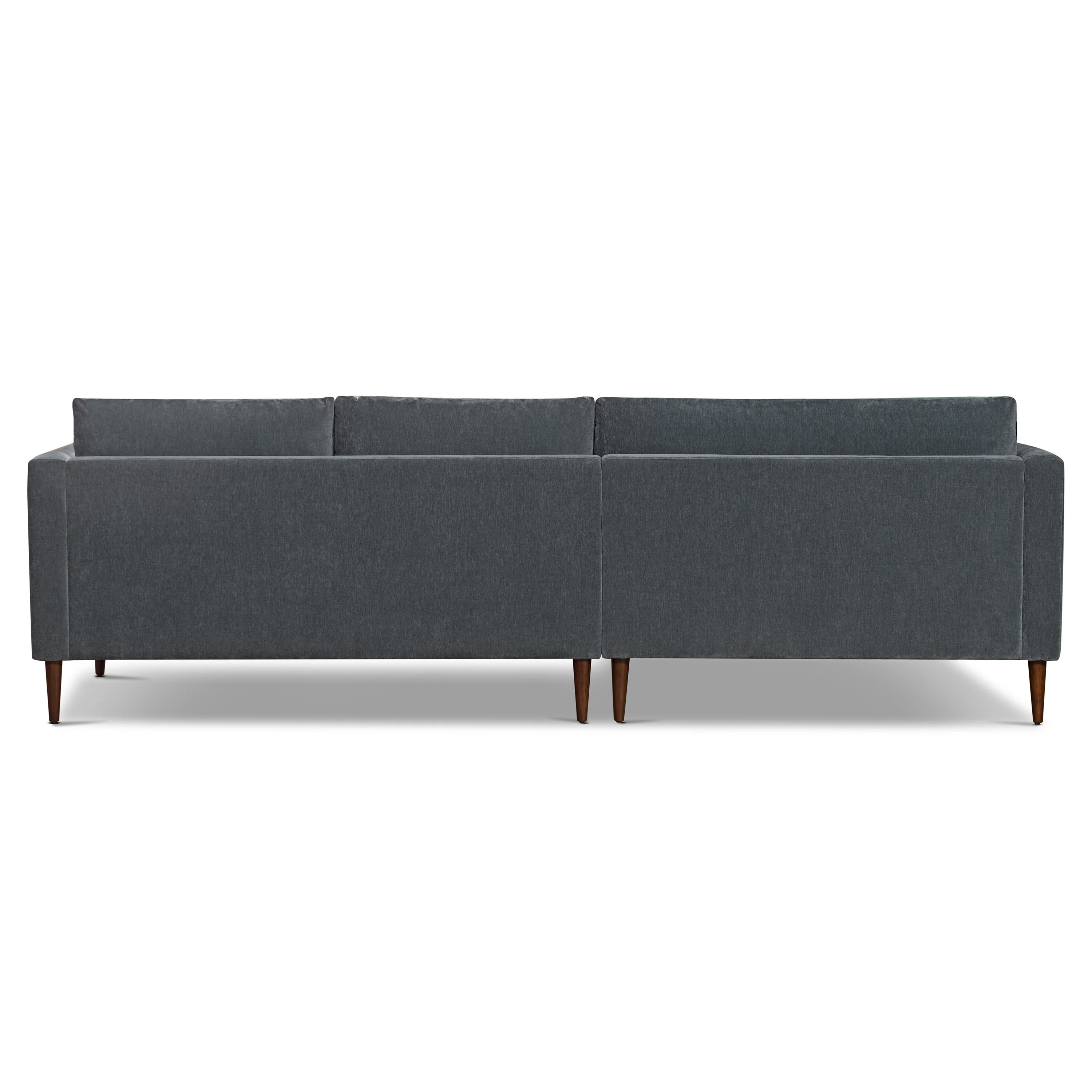 Lucerne Left-Facing Sectional with Extra-Wide Chaise | Boreal Blue - Image 6