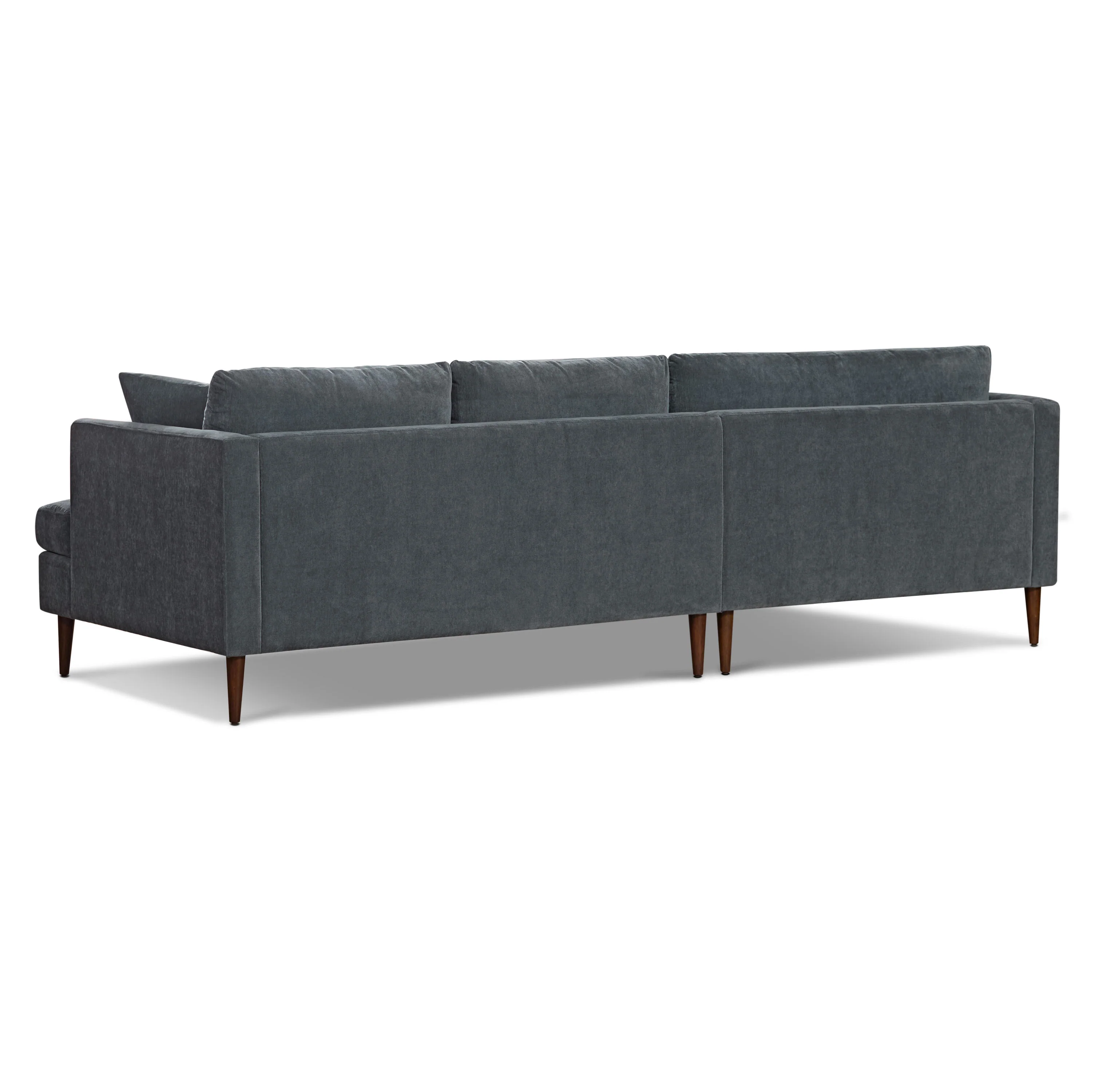 Lucerne Left-Facing Sectional with Extra-Wide Chaise | Boreal Blue - Image 7