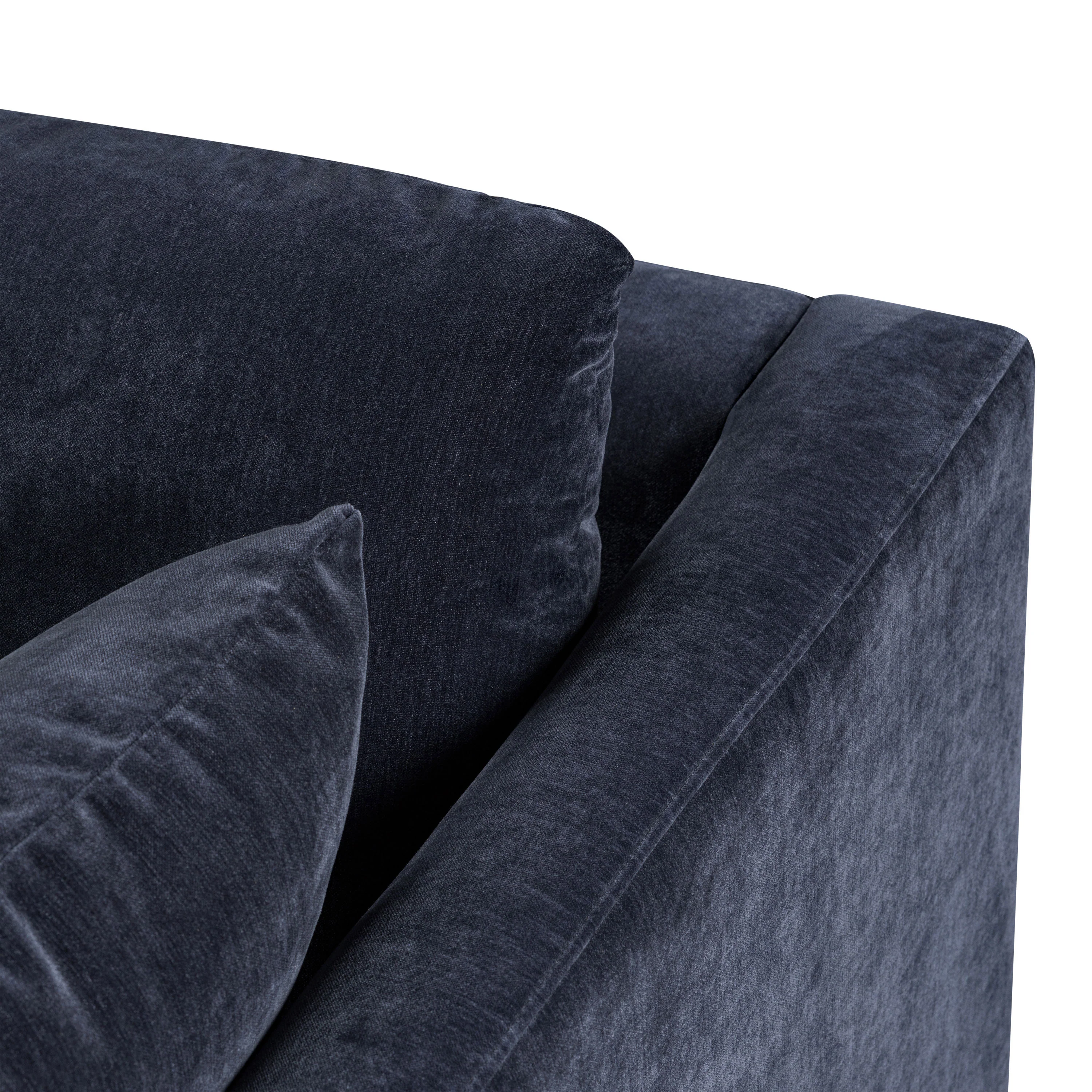 Lucerne Left-Facing Sectional with Extra-Wide Chaise | Mystic Blue - Image 11