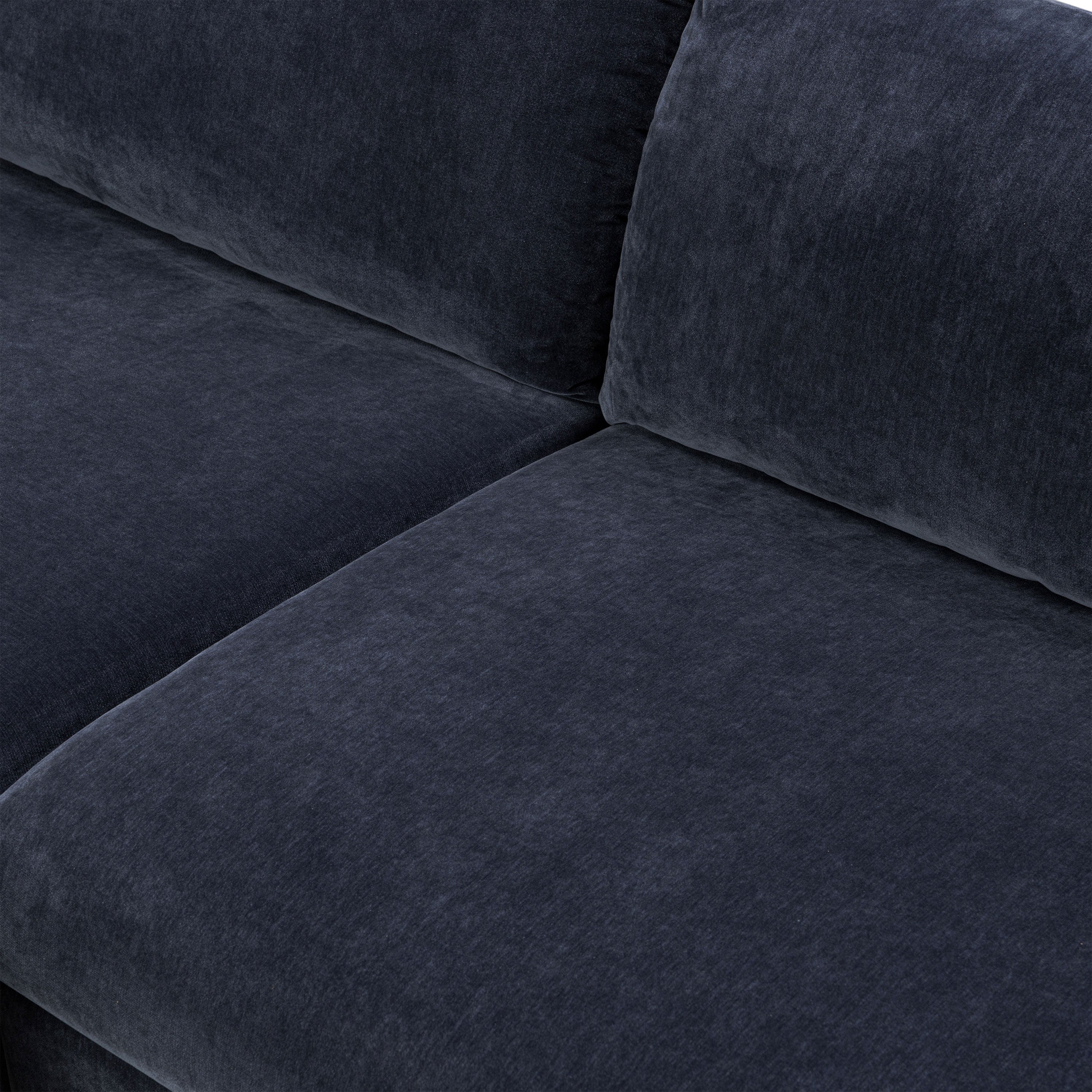 Lucerne Left-Facing Sectional with Extra-Wide Chaise | Mystic Blue - Image 12