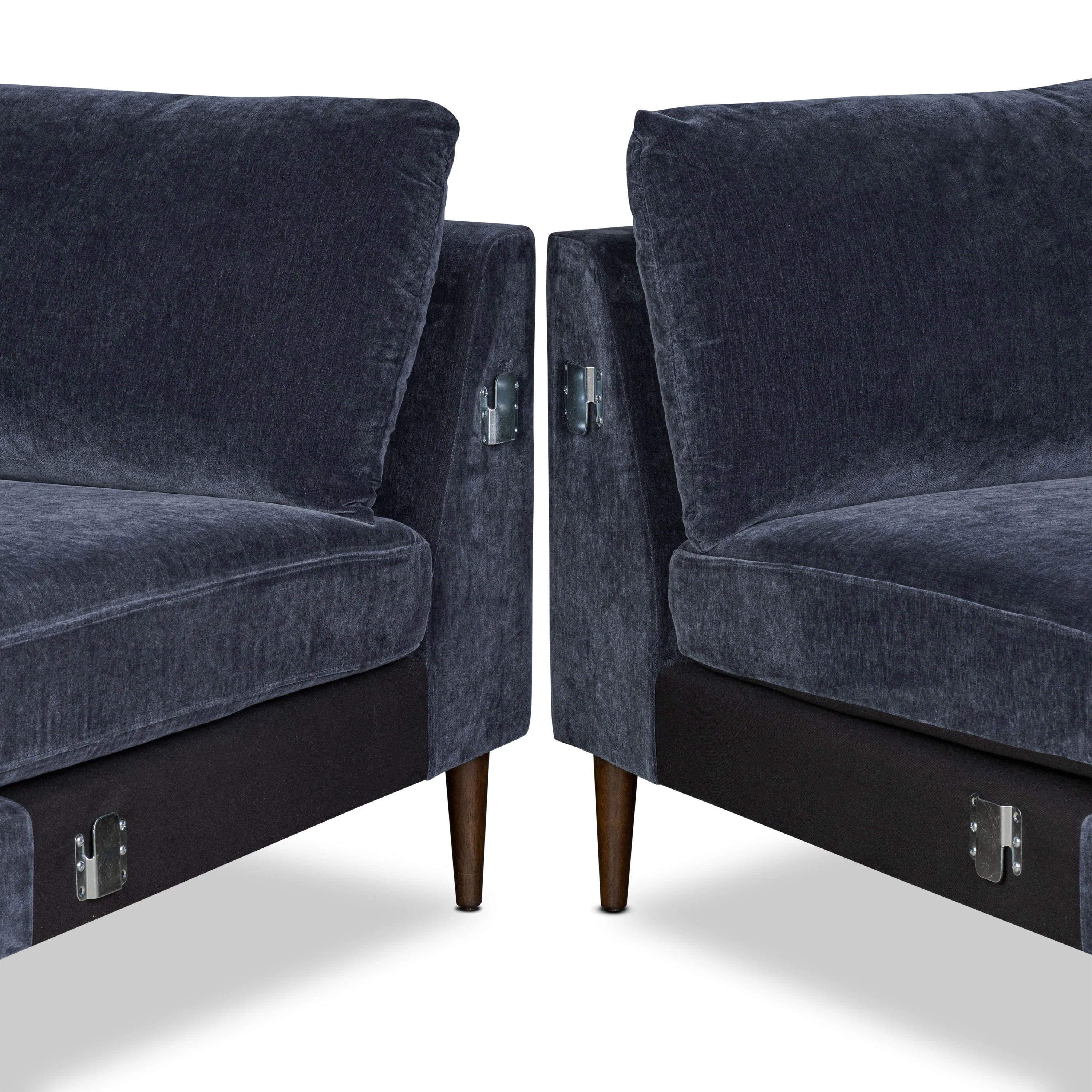 Lucerne Left-Facing Sectional with Extra-Wide Chaise | Mystic Blue - Image 15