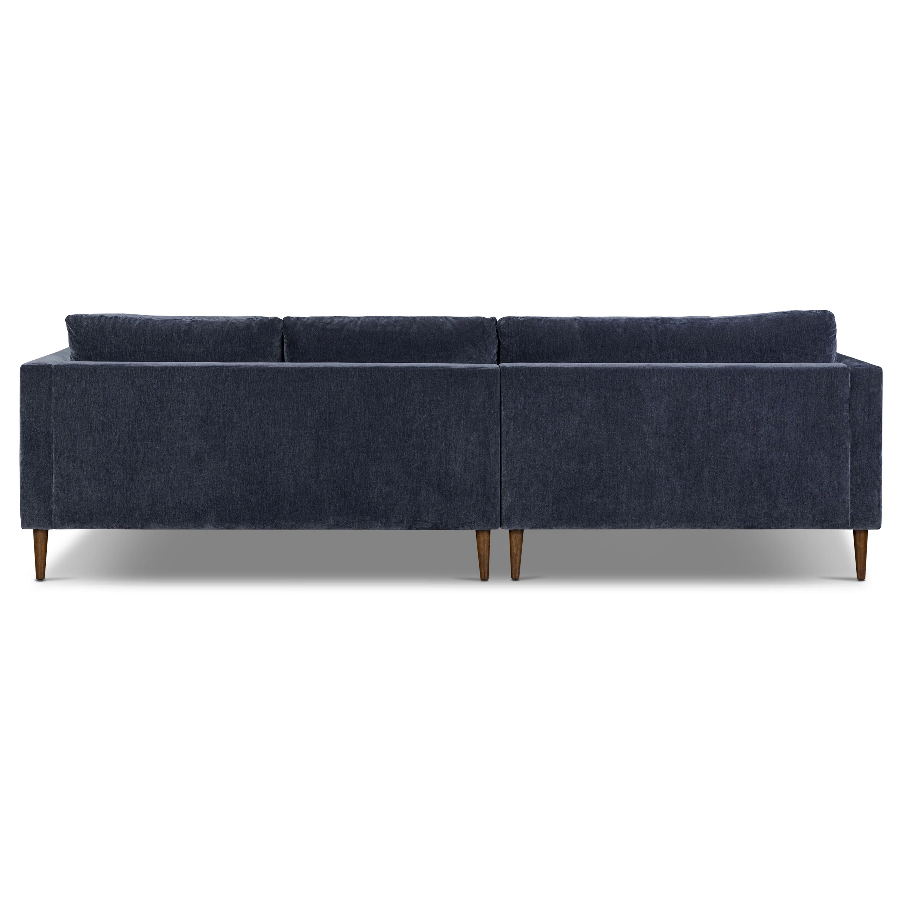 Lucerne Left-Facing Sectional with Extra-Wide Chaise | Mystic Blue - Image 9
