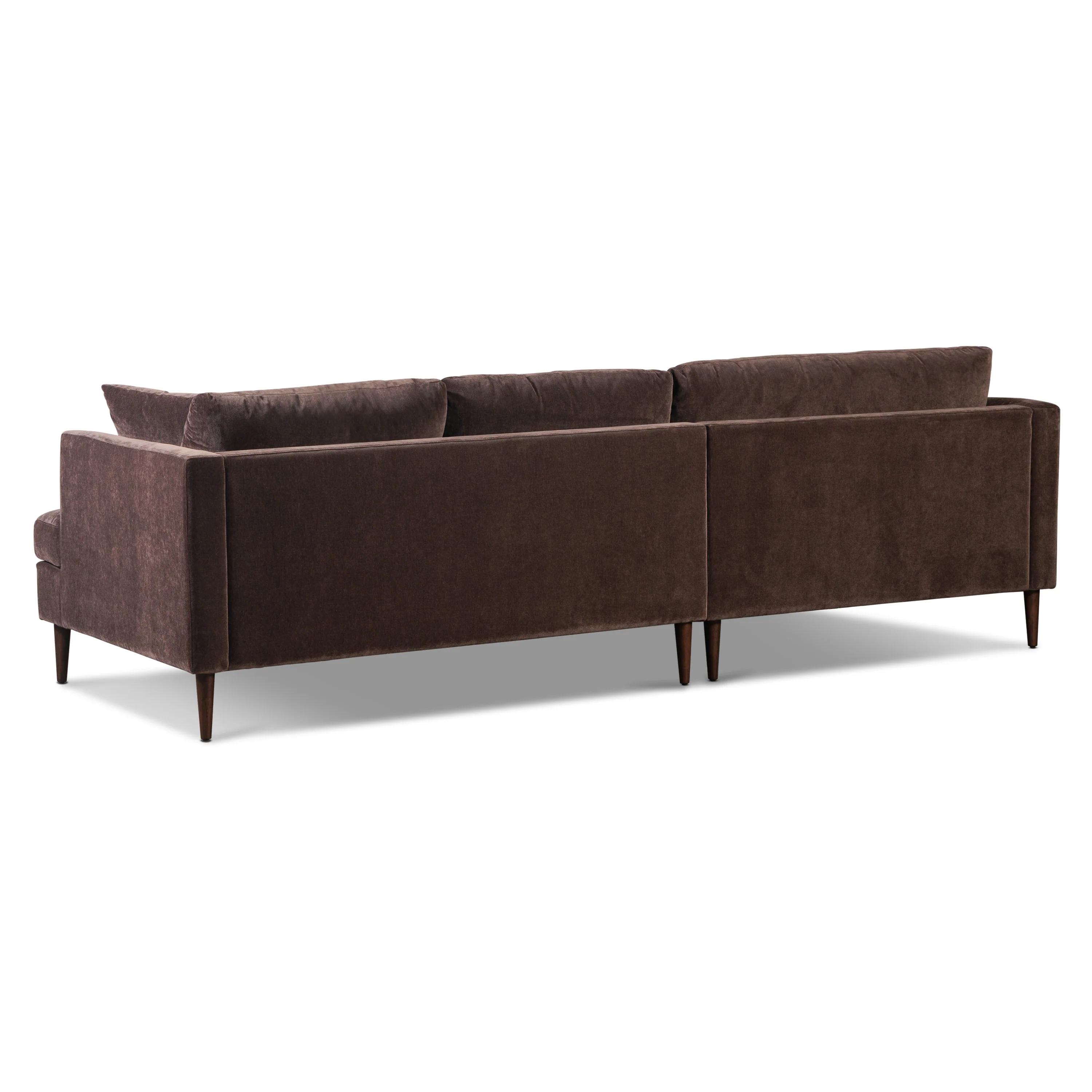 Lucerne Left-Facing Sectional with Extra-Wide Chaise | Sable Brown - Image 6