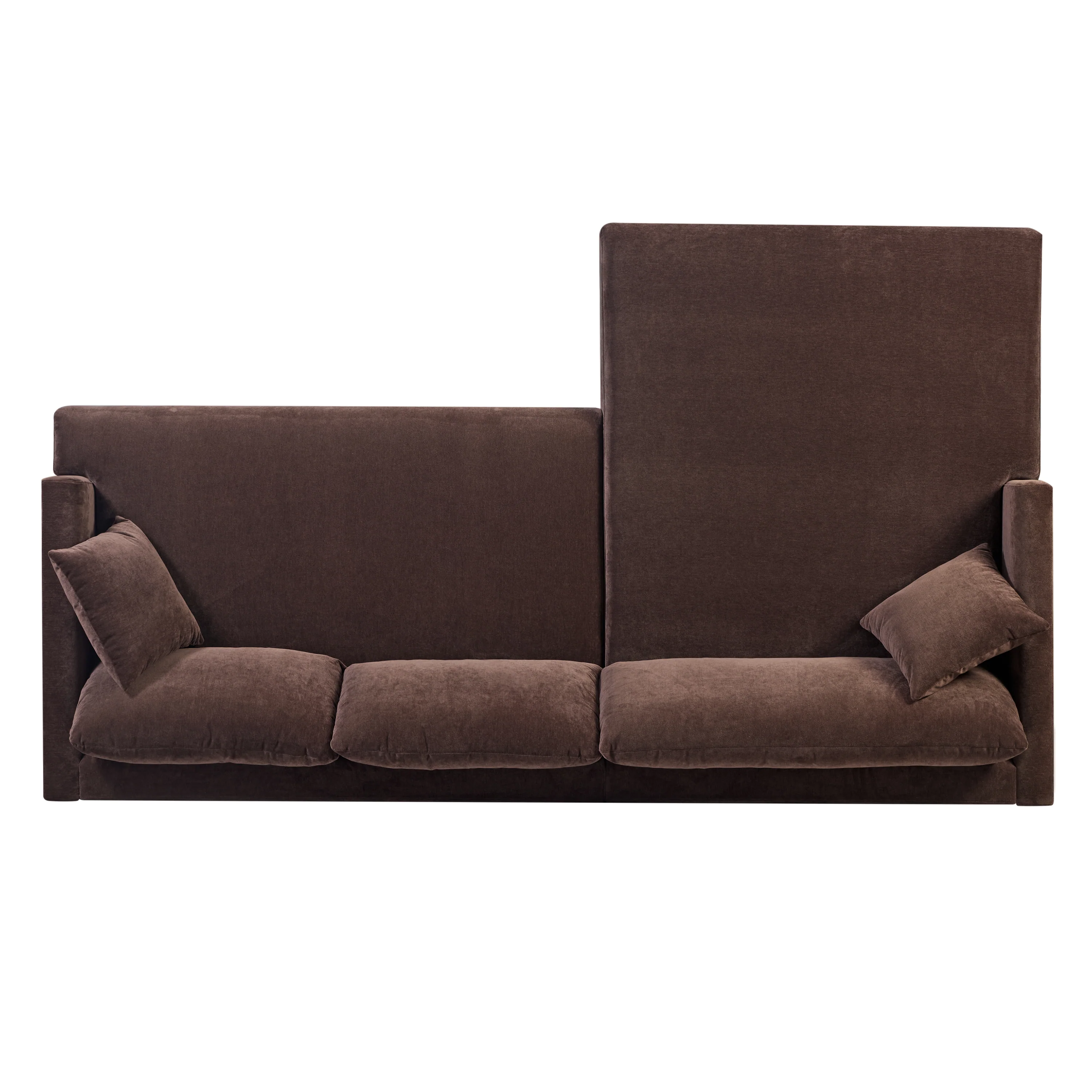 Lucerne Left-Facing Sectional with Extra-Wide Chaise | Sable Brown - Image 7