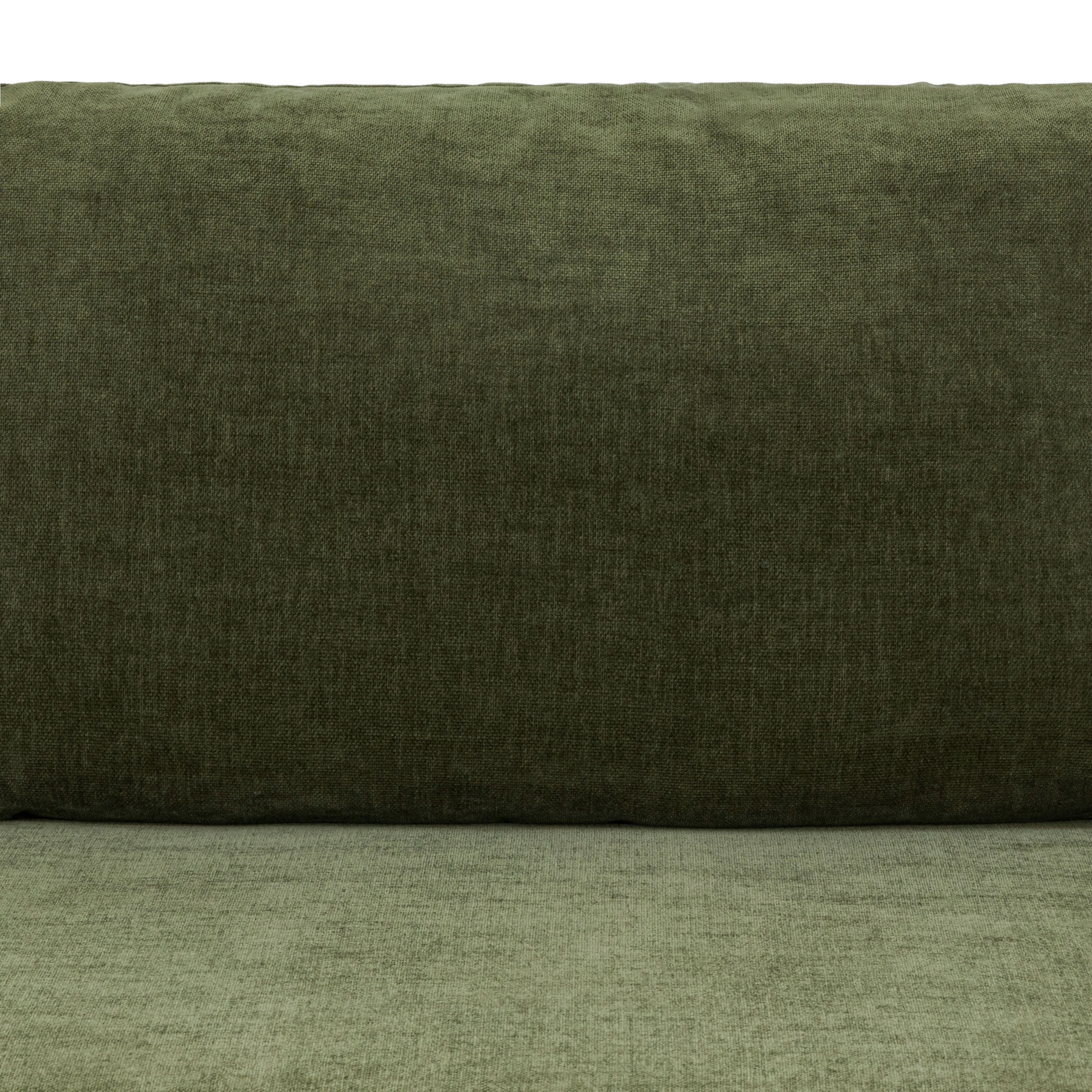 Lucerne Right-Facing Bumper Chaise Sectional | Distressed Green Velvet - Image 9