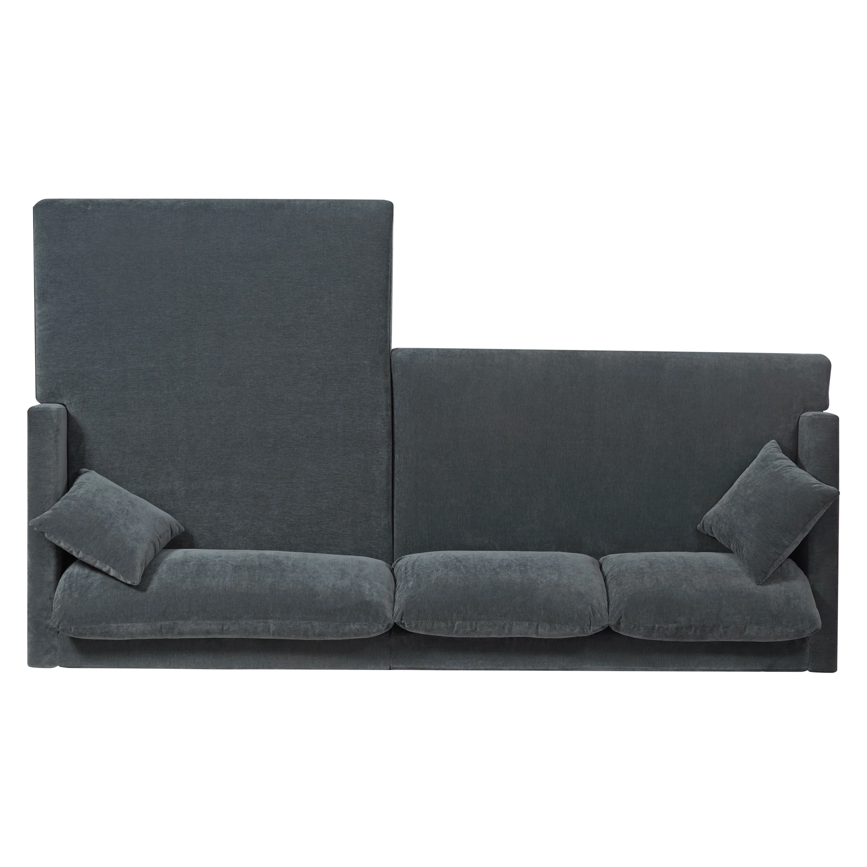 Lucerne Right-Facing Sectional with Extra-Wide Chaise | Boreal Blue - Image 8