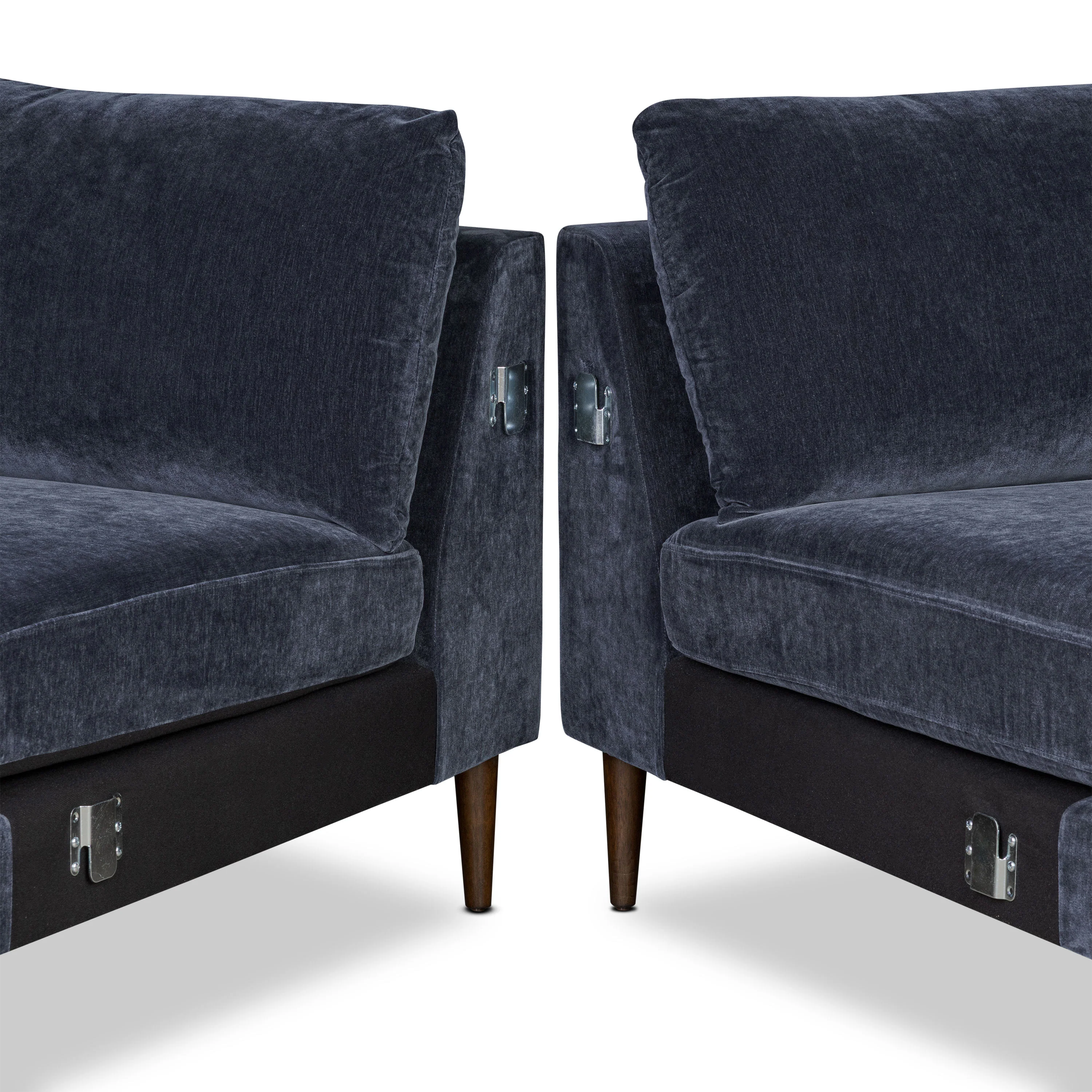 Lucerne Right-Facing Sectional with Extra-Wide Chaise | Mystic Blue - Image 14