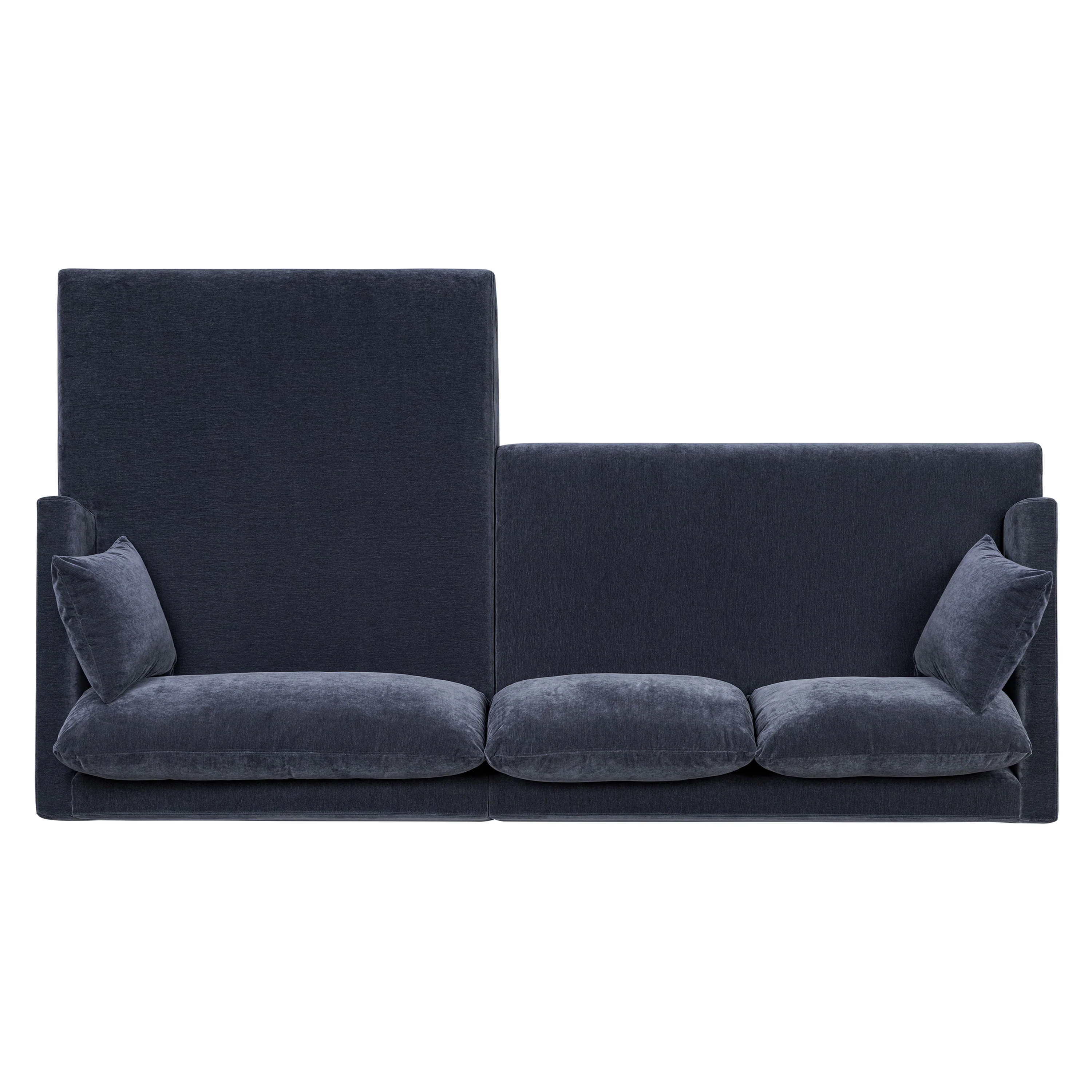 Lucerne Right-Facing Sectional with Extra-Wide Chaise | Mystic Blue - Image 6