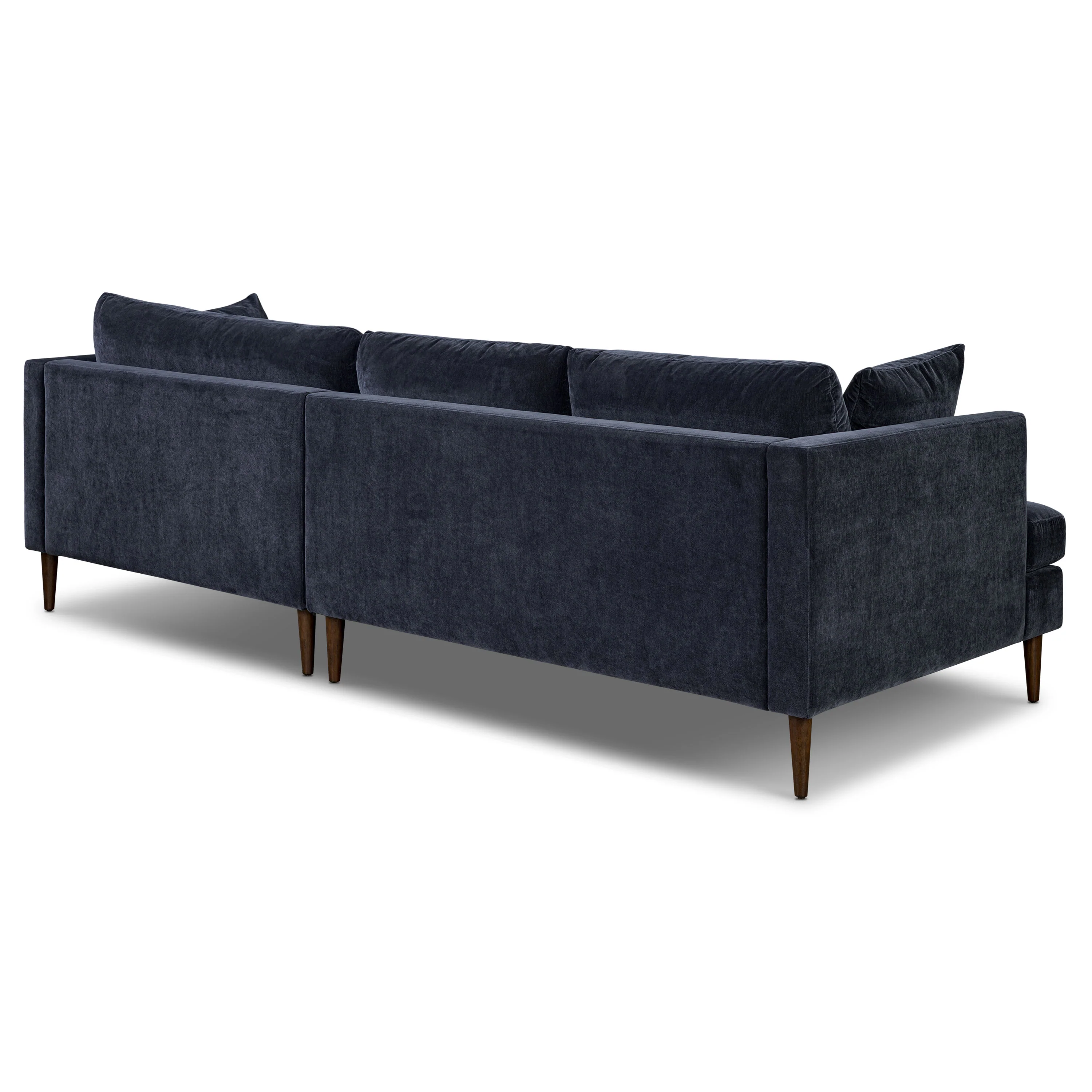 Lucerne Right-Facing Sectional with Extra-Wide Chaise | Mystic Blue - Image 7