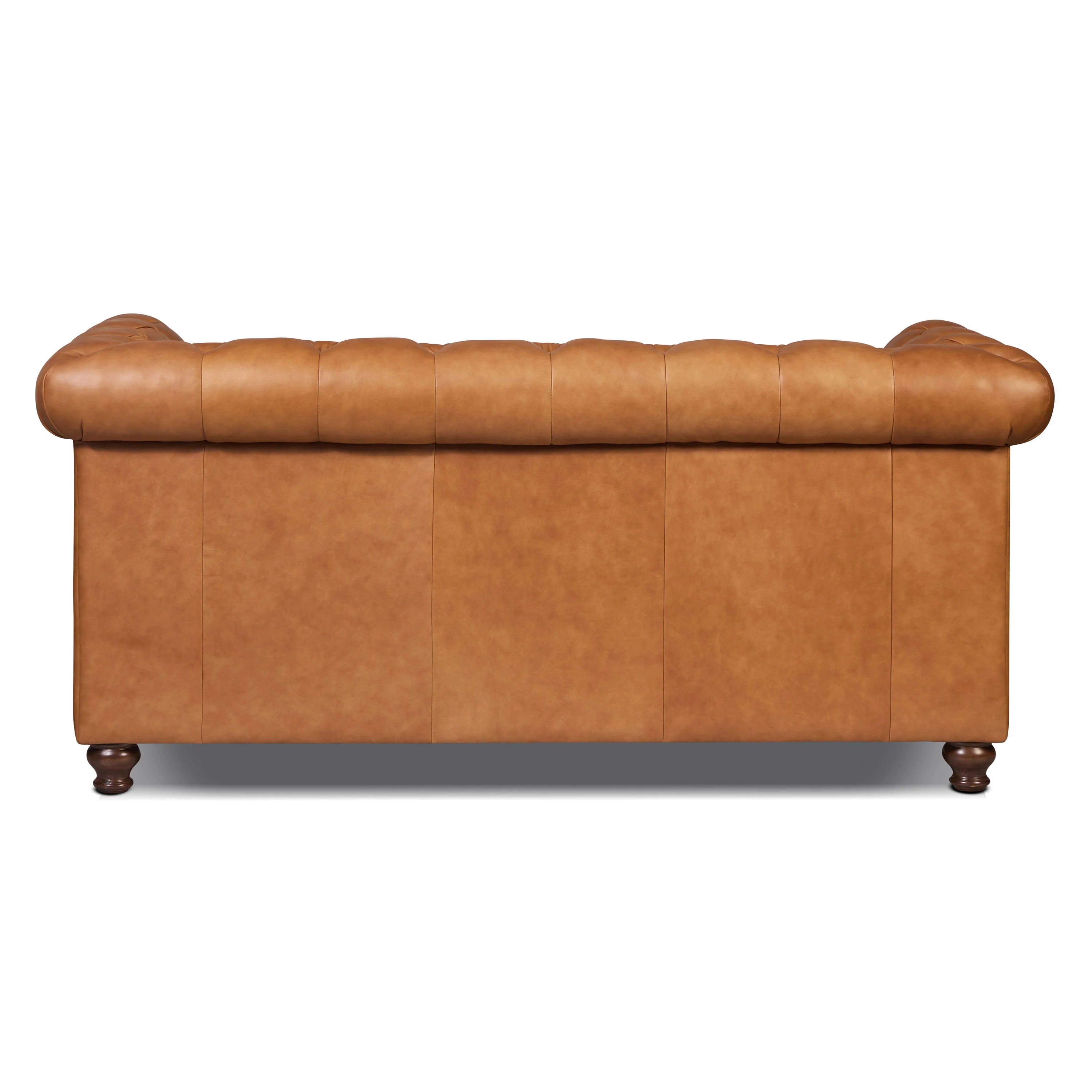 Lyon 72" Leather Apartment Sofa | Cognac Tan - Image 7