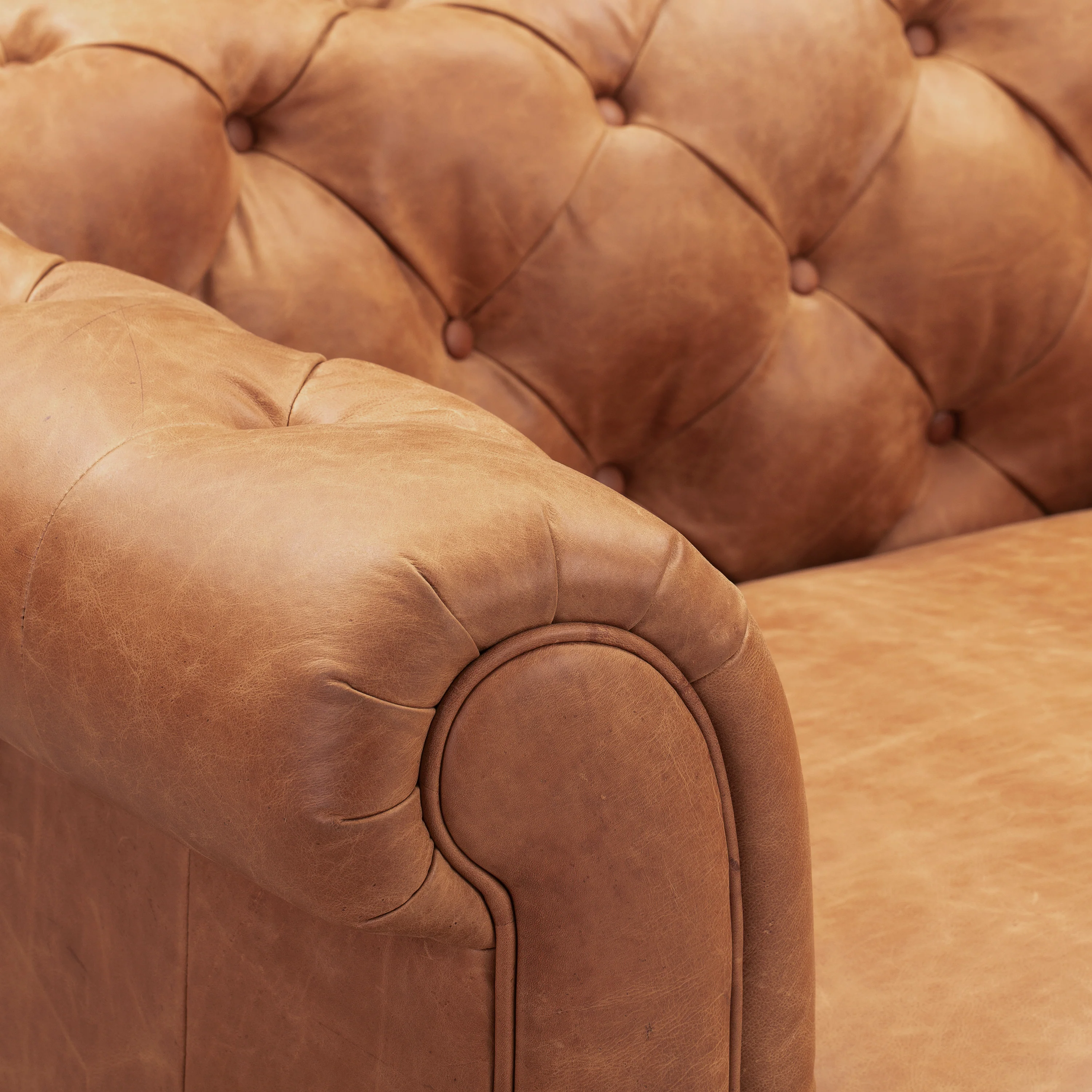 Lyon Leather Lounge Chair | Cognac Tan | Set of 2 - Image 11