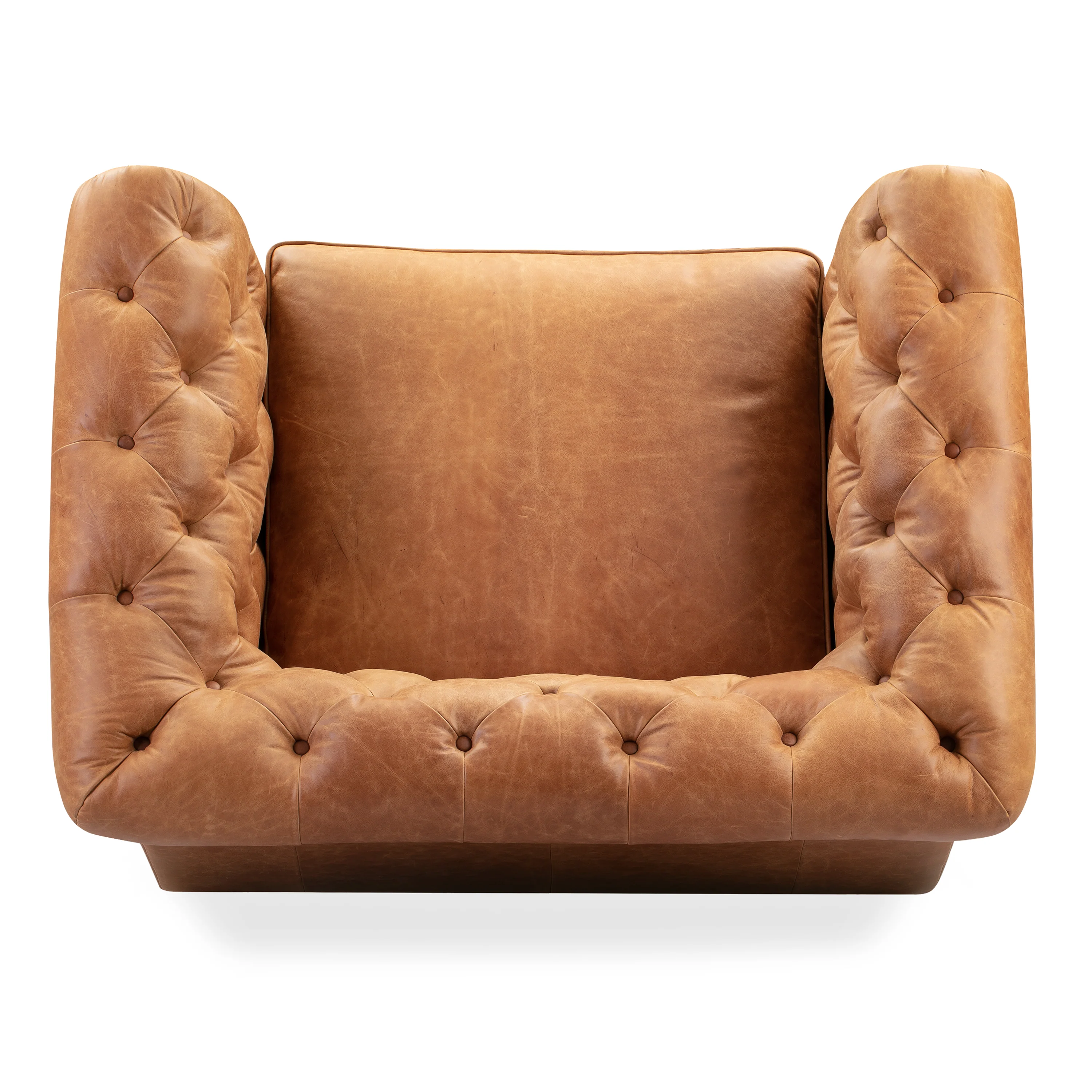 Lyon Leather Lounge Chair | Cognac Tan | Single - Image 8