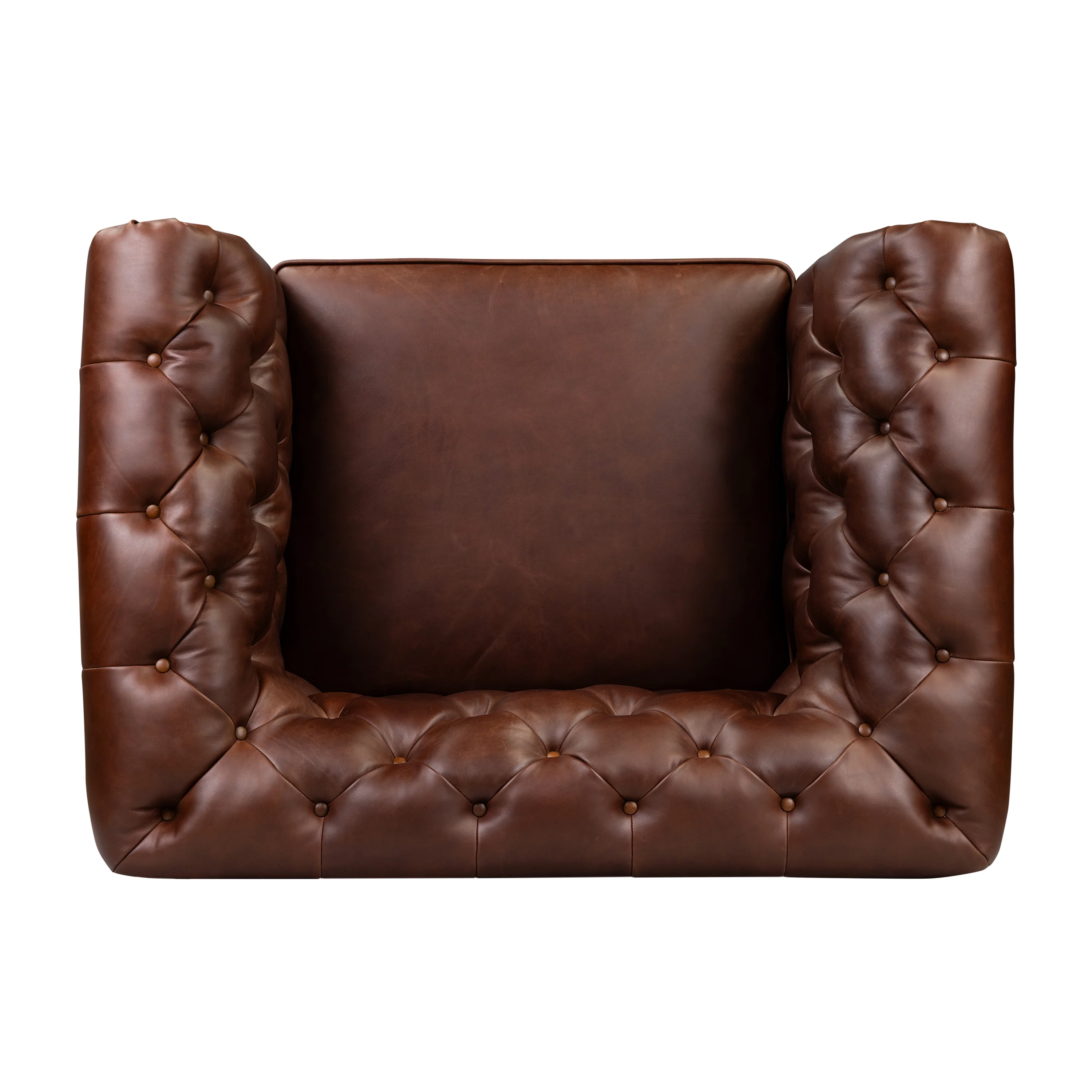 Lyon Leather Lounge Chair | Oscuro Brown | Set of 2 - Image 8