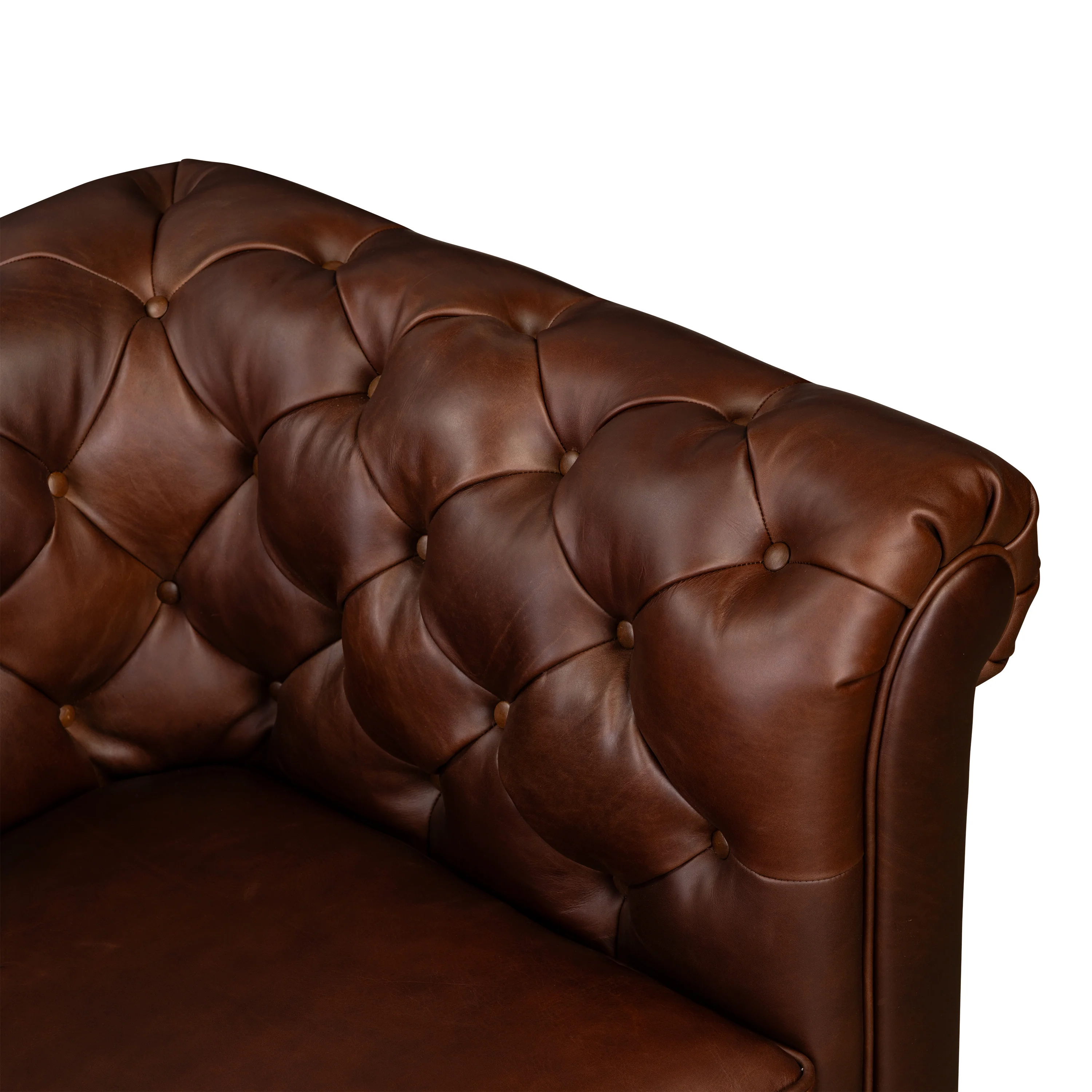 Lyon Leather Lounge Chair | Oscuro Brown | Single - Image 12