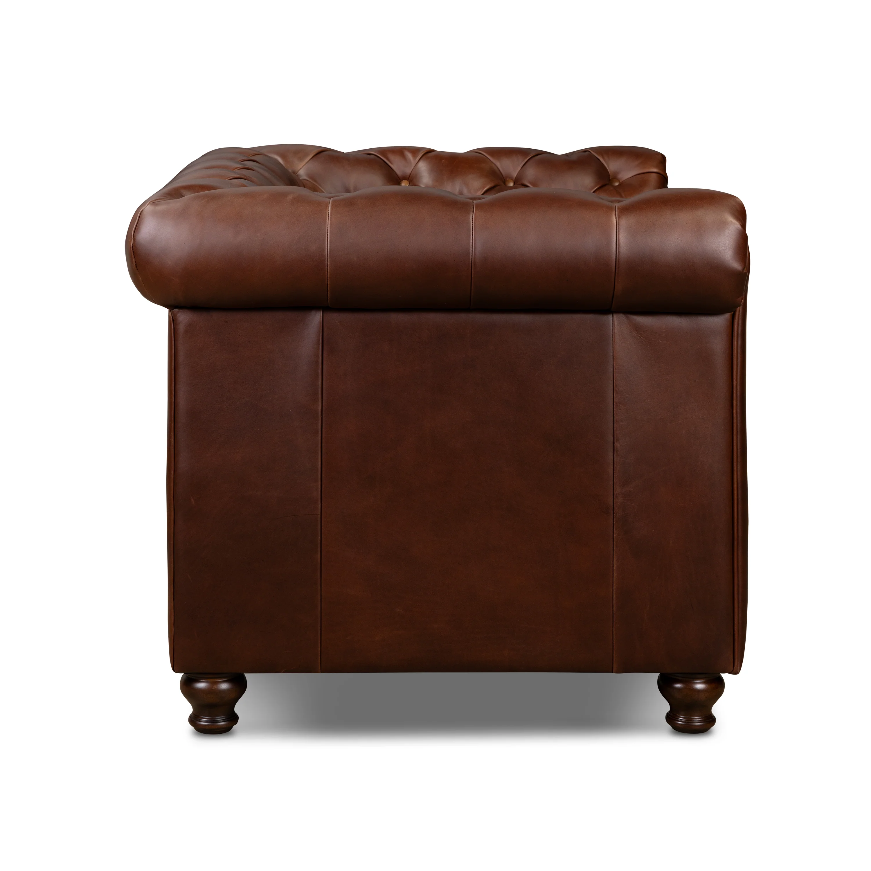 Lyon Leather Lounge Chair | Oscuro Brown | Single - Image 5