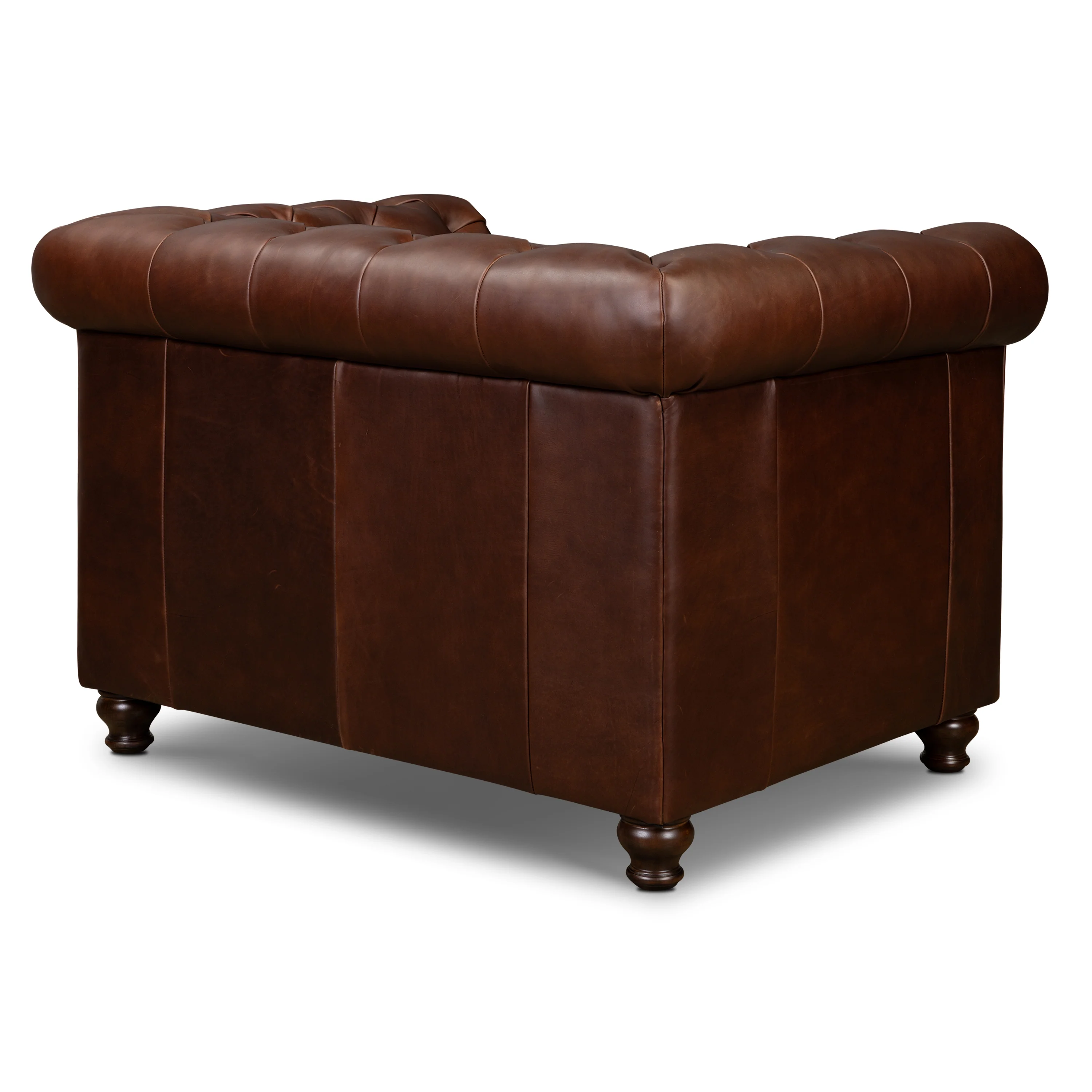 Lyon Leather Lounge Chair | Oscuro Brown | Single - Image 6