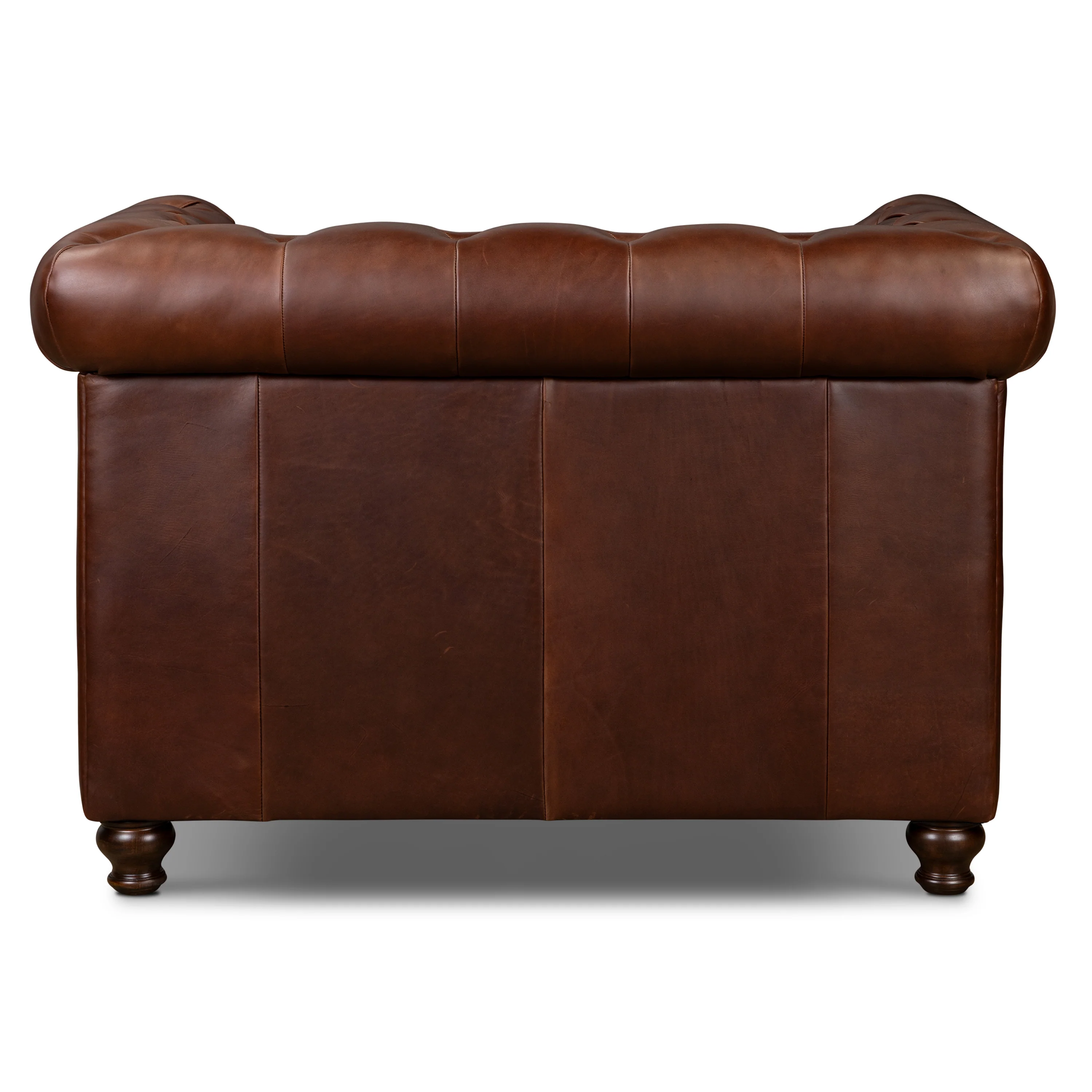 Lyon Leather Lounge Chair | Oscuro Brown | Single - Image 7