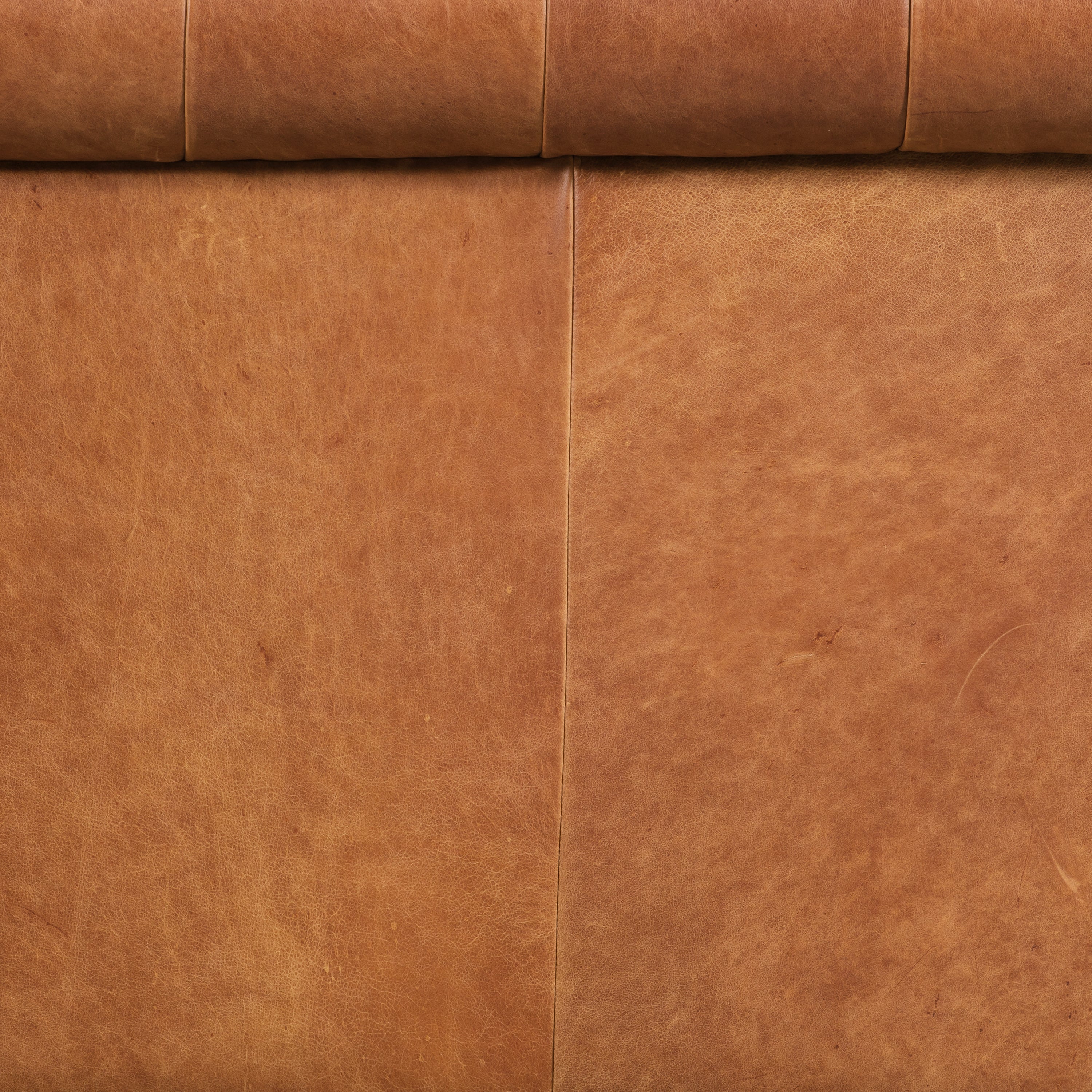 Lyon 87.4" Leather Sofa | Cognac Tan - Image 11