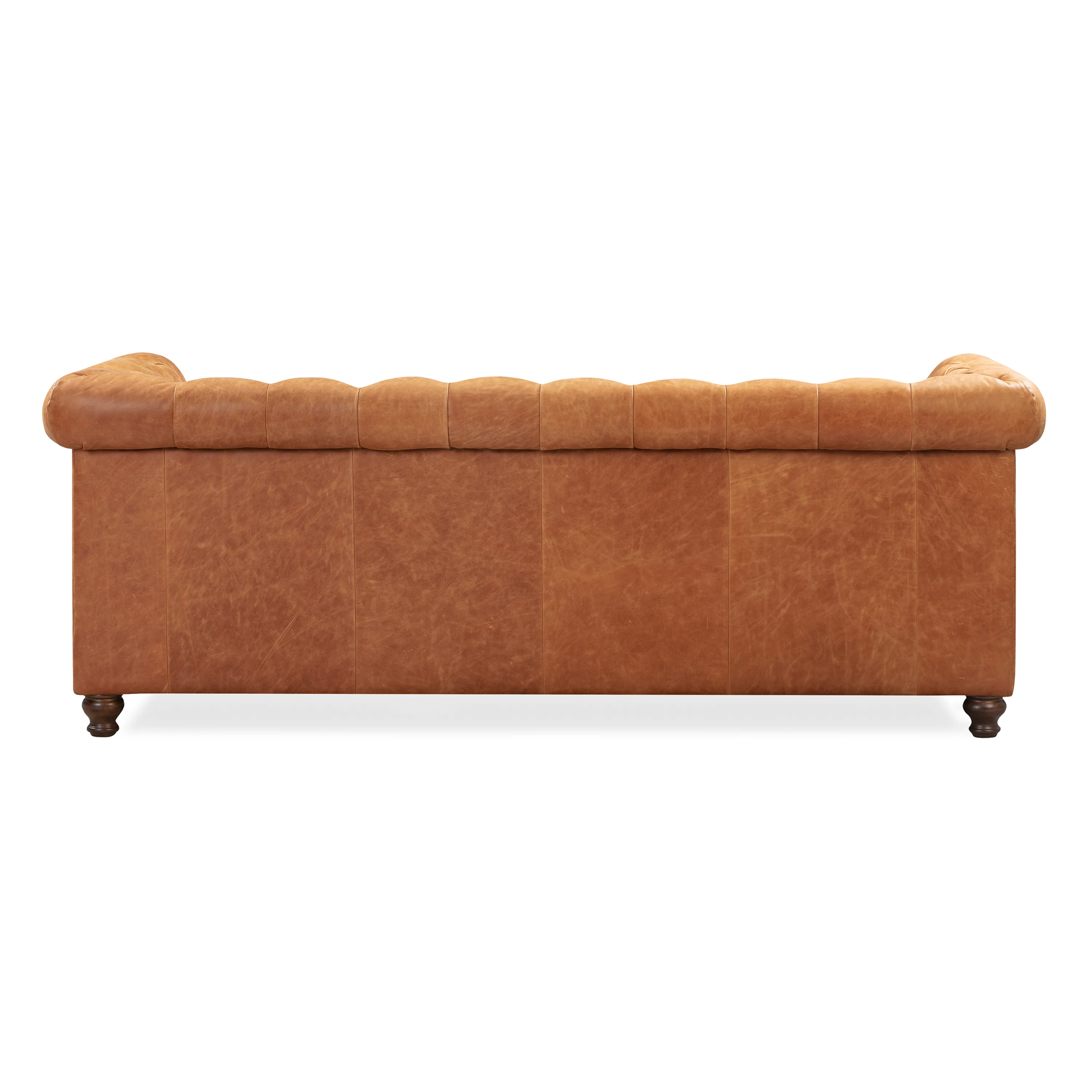 Lyon 87.4" Leather Sofa | Cognac Tan - Image 6