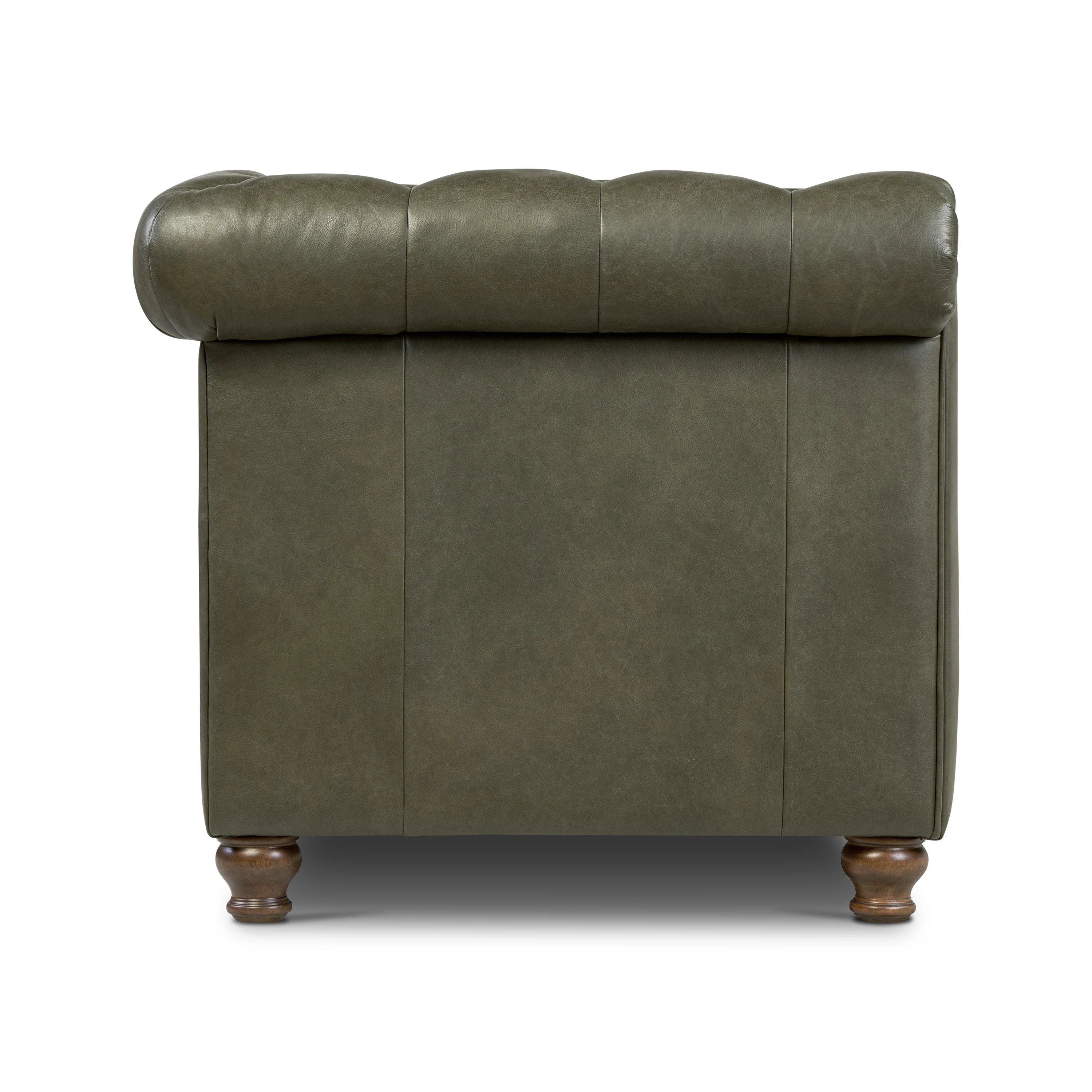 Lyon 87.4" Leather Sofa | Olivine Green - Image 7