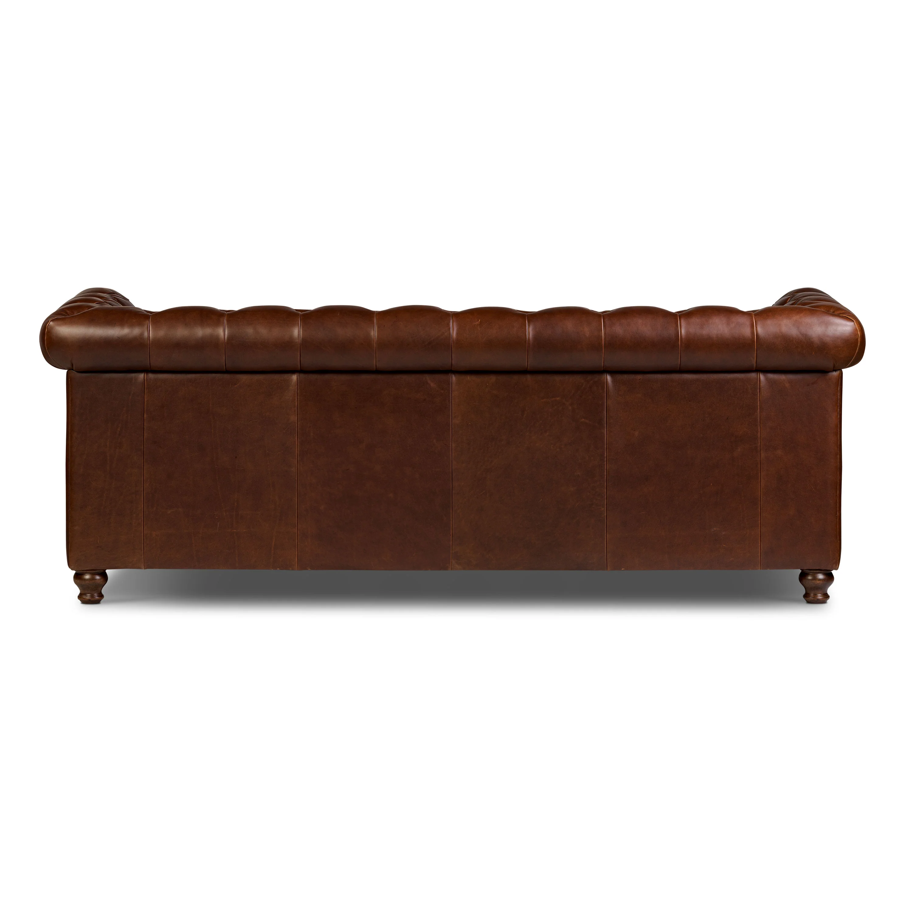 Lyon 87.4" Leather Sofa | Oscuro Brown - Image 8
