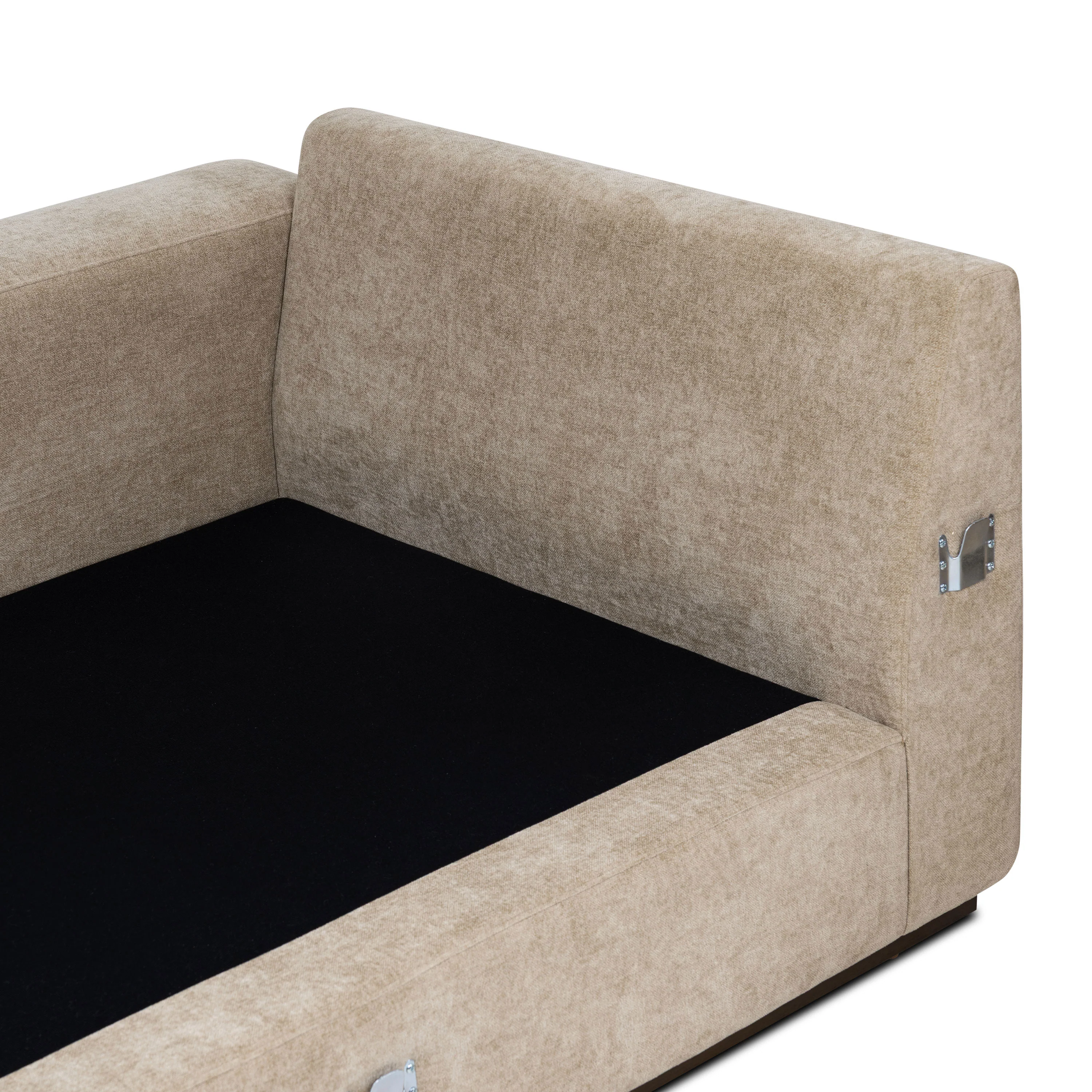 Malaga Left-Facing Sectional Sofa | Drift Brown - Image 12