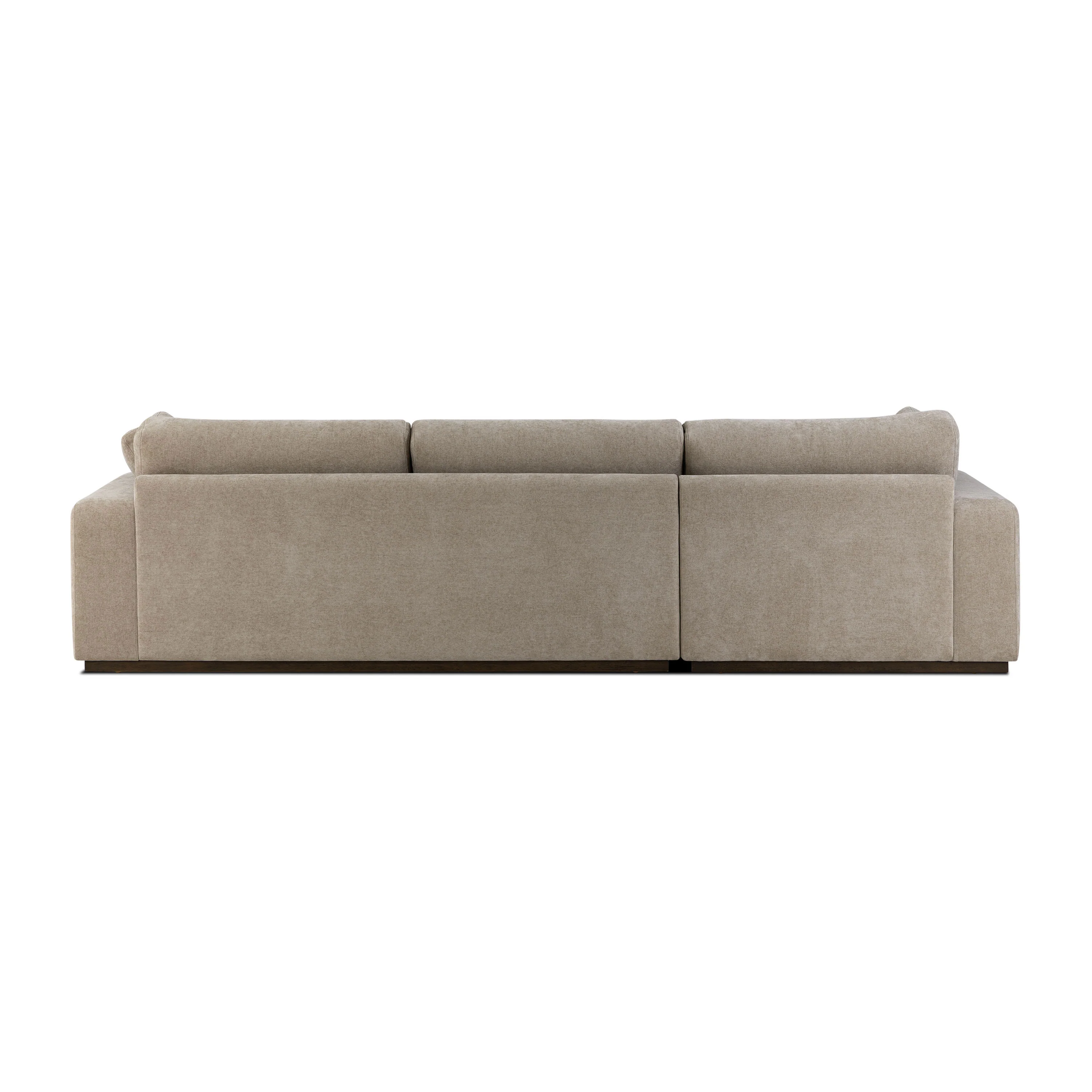 Malaga Left-Facing Sectional Sofa | Drift Brown - Image 7