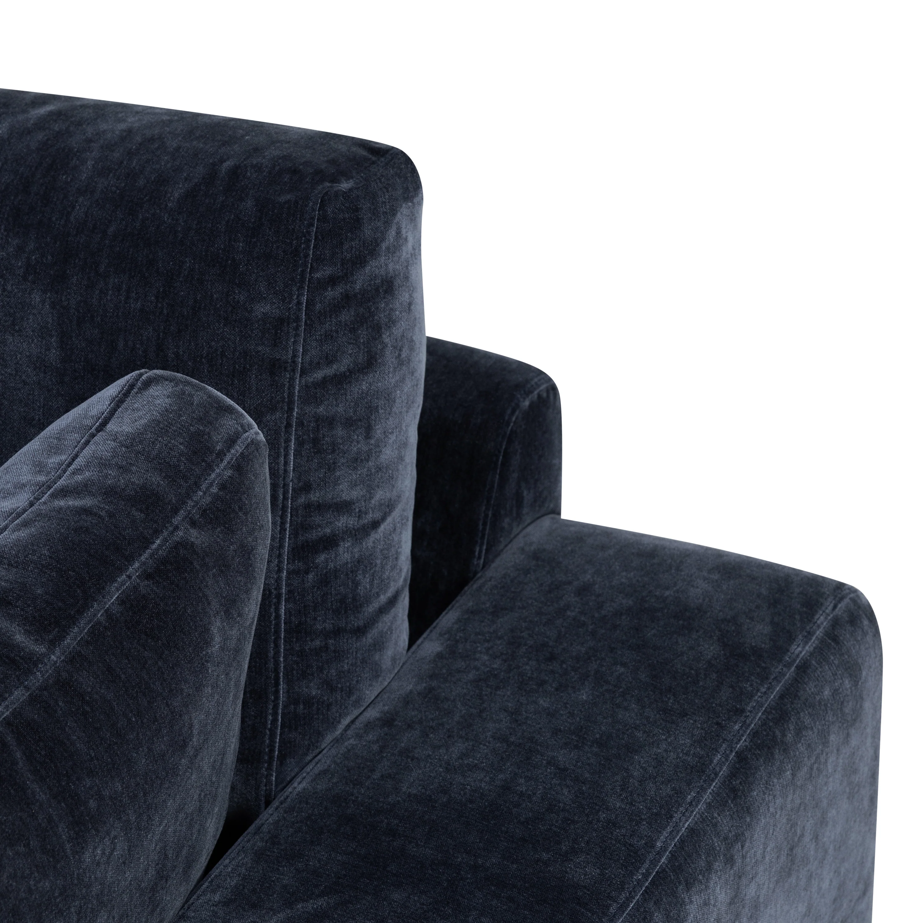 Malaga Left-Facing Sectional Sofa | Mystic Blue - Image 11